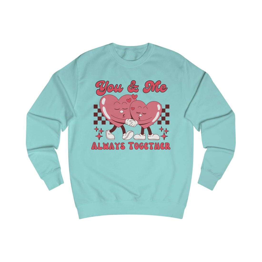You and Me Always Together Unisex Heavy Blend™ Crewneck Sweatshirt Premium Quality, Comfortable Stylish Sweatshirt for Couples