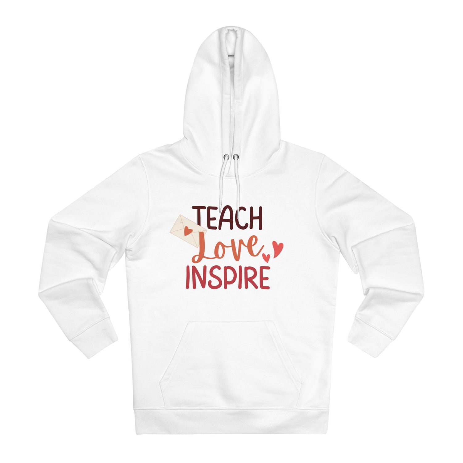 Teach Love Inspire Unisex College Hoodie Premium Quality, Comfortable Stylish Hoodie for Educators and Inspiration Seekers