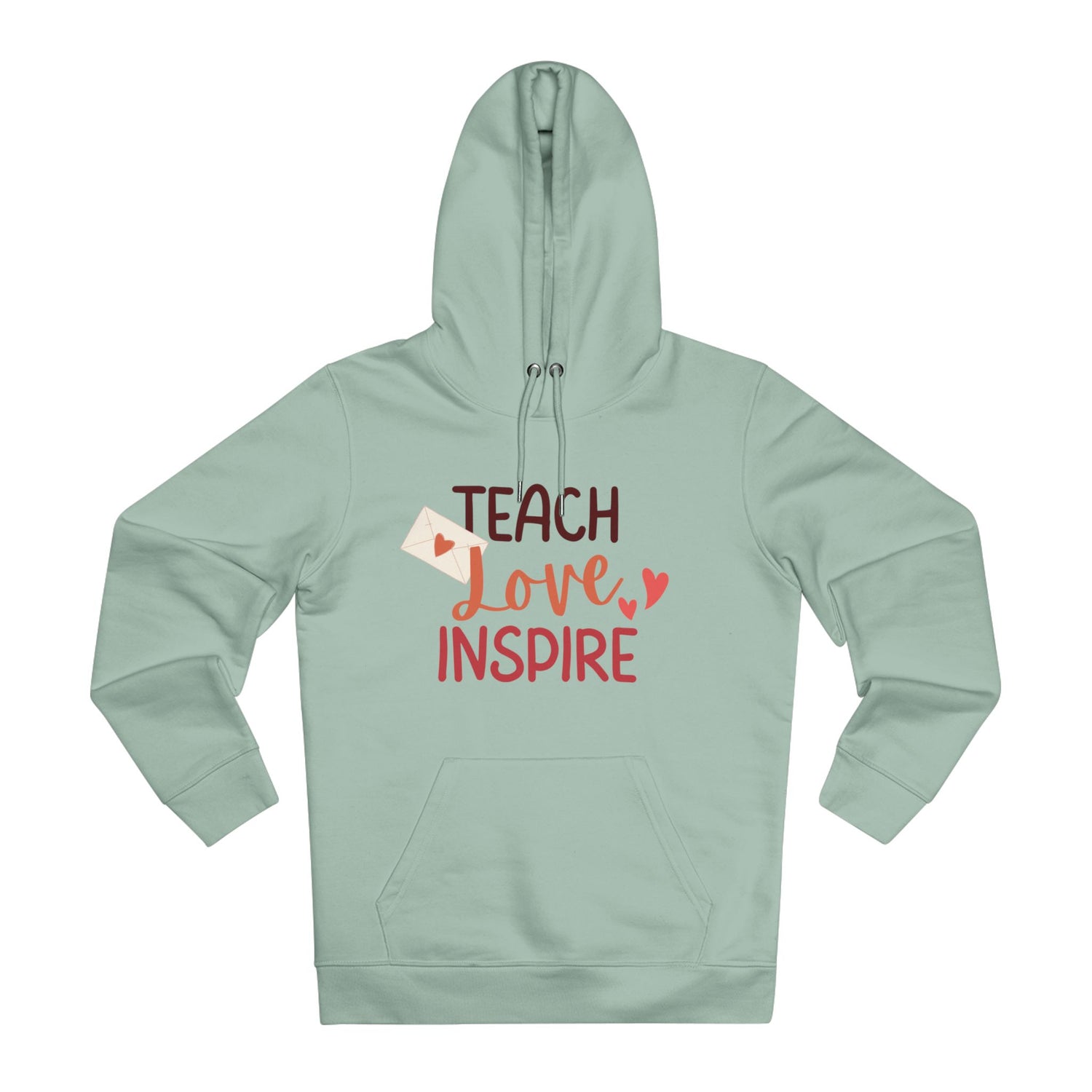 Teach Love Inspire Unisex College Hoodie Premium Quality, Comfortable Stylish Hoodie for Educators and Inspiration Seekers
