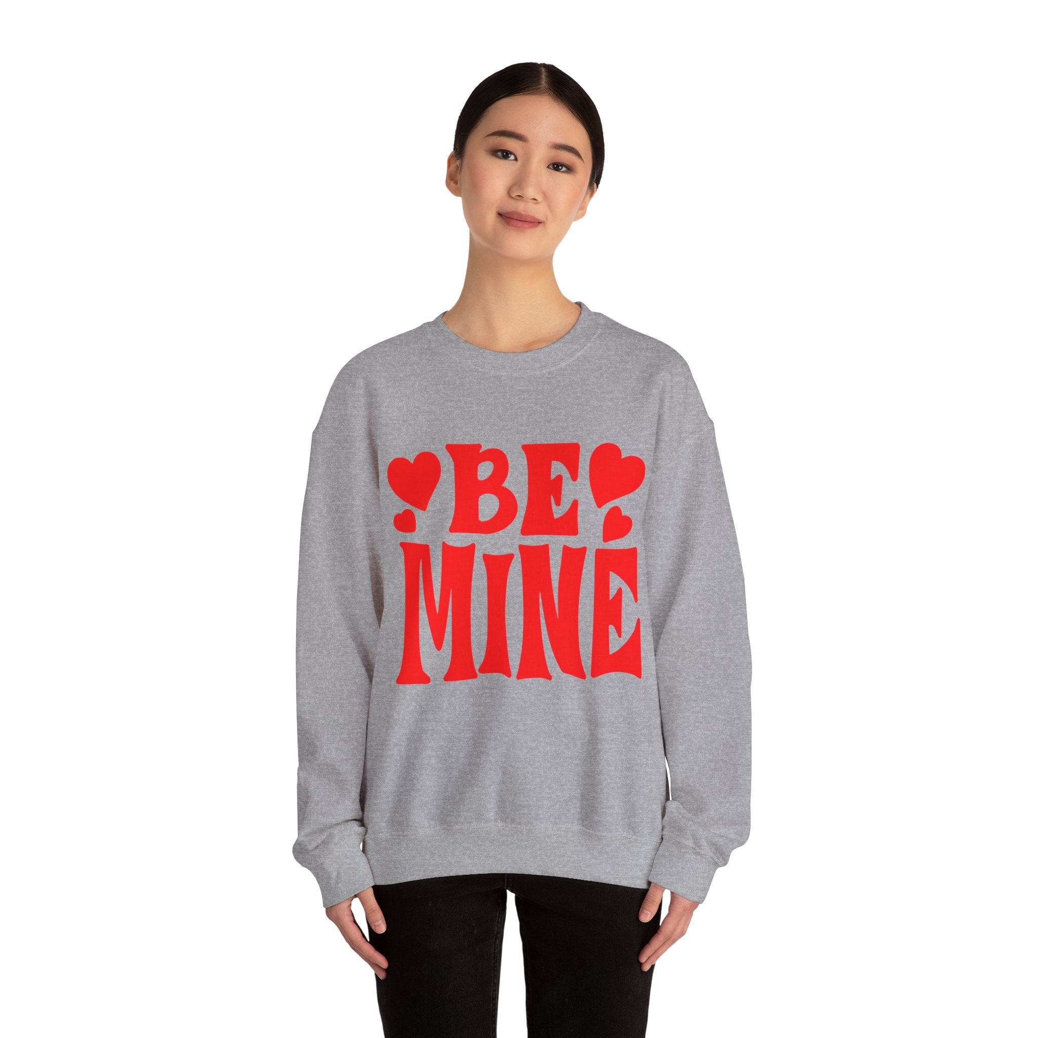 Be Mine Unisex Heavy Blend™ Crewneck Sweatshirt  Premium Quality, Comfortable  Stylish Sweatshirt for Men  Women  Perfect for Valentines Day