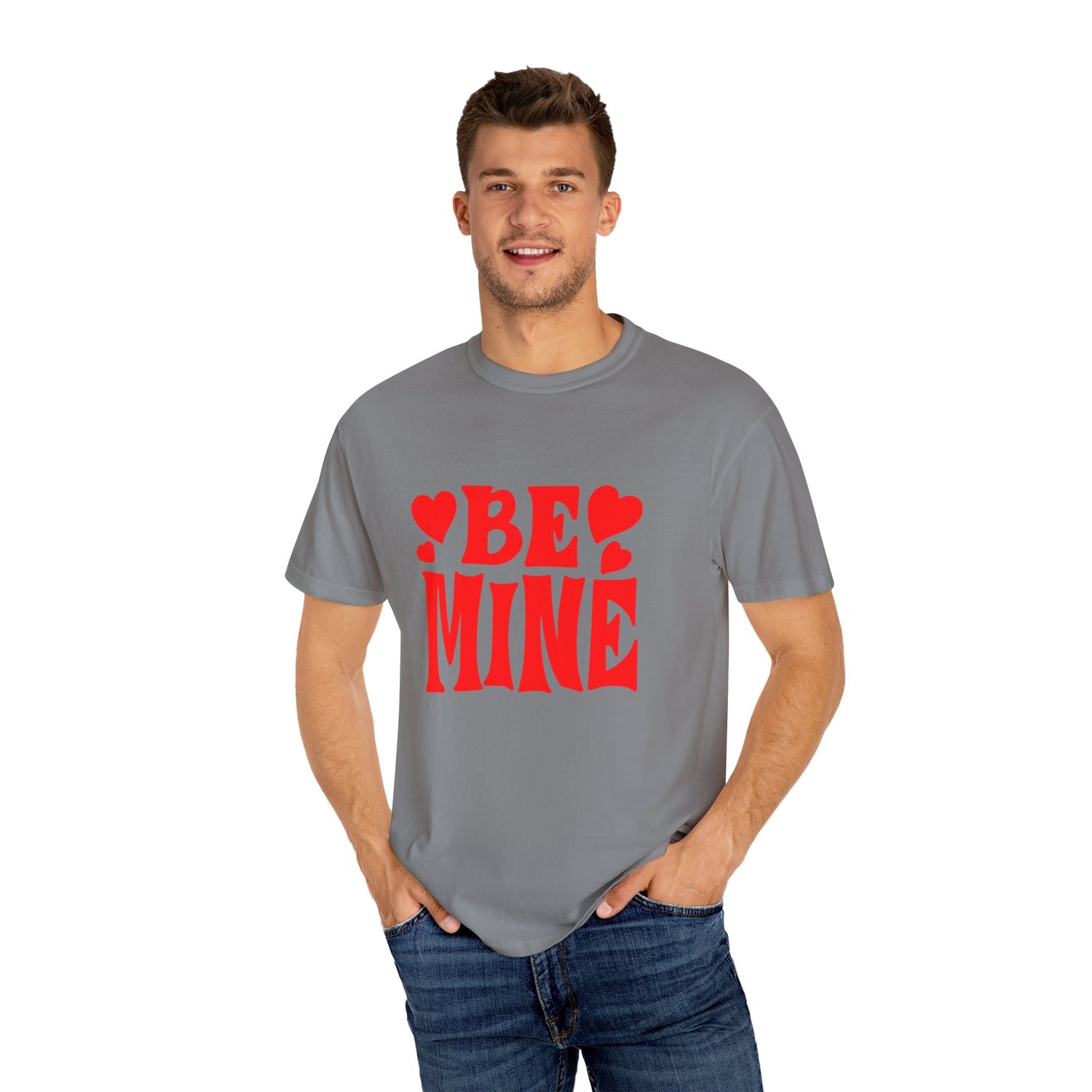 Romantic Graphic Tee, Be Mine T-shirt, Couples Gift, Valentine’s Day Top, Cute Casual Wear, Love Shirt