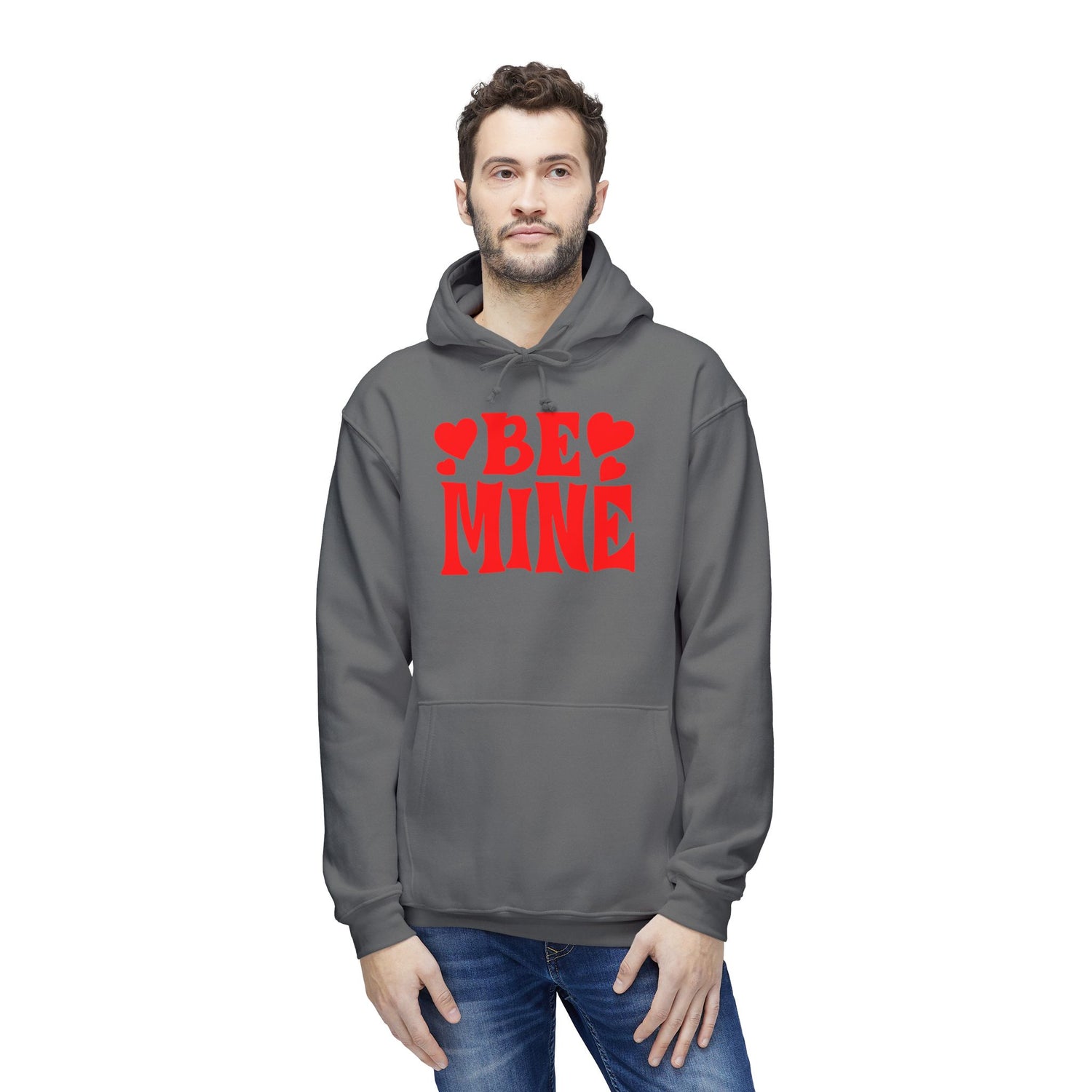 Be Mine Love Unisex Hooded Sweatshirt  Comfortable, Stylish  Premium Quality Hoodie for Men &amp; Women | Perfect for Valentine&