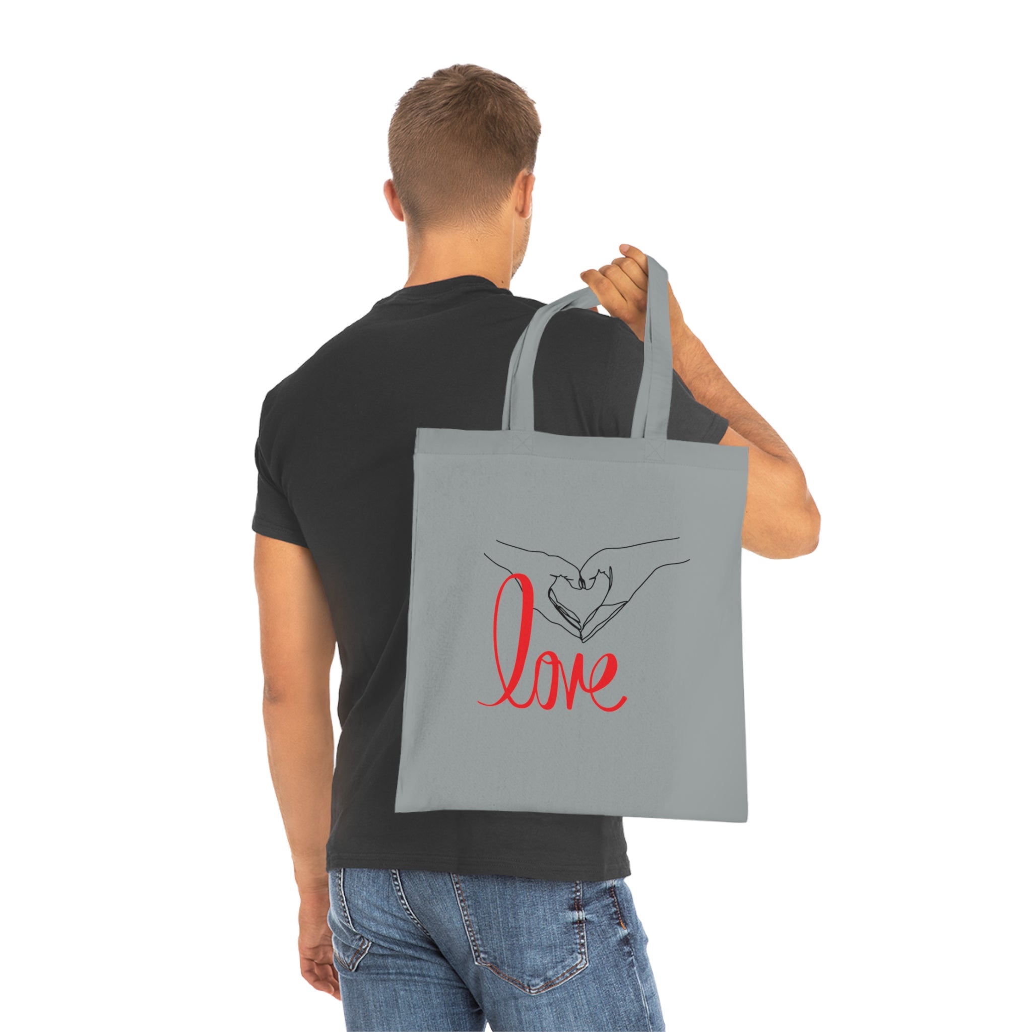 Love Canvas Tote Bag  Stylish, Durable, and Eco-Friendly Tote for Everyday Use | Perfect for Shopping, Gifting, and Showing Your Love