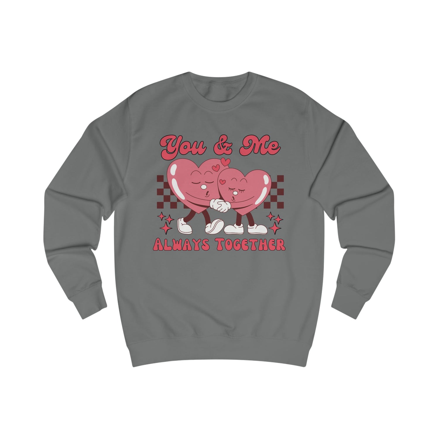 You and Me Always Together Unisex Heavy Blend™ Crewneck Sweatshirt  Premium Quality, Comfortable  Stylish Sweatshirt for Couples