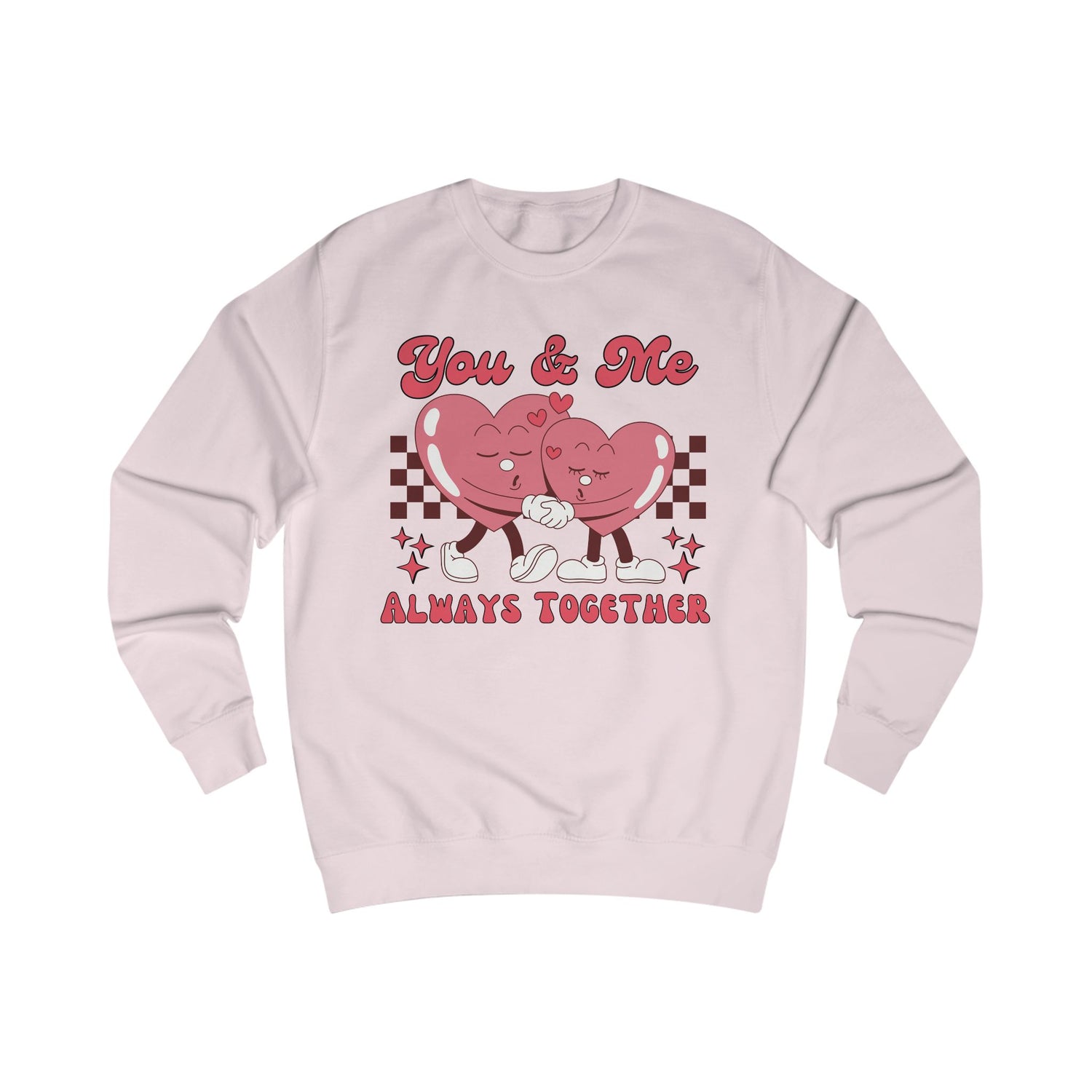 You and Me Always Together Unisex Heavy Blend™ Crewneck Sweatshirt  Premium Quality, Comfortable  Stylish Sweatshirt for Couples