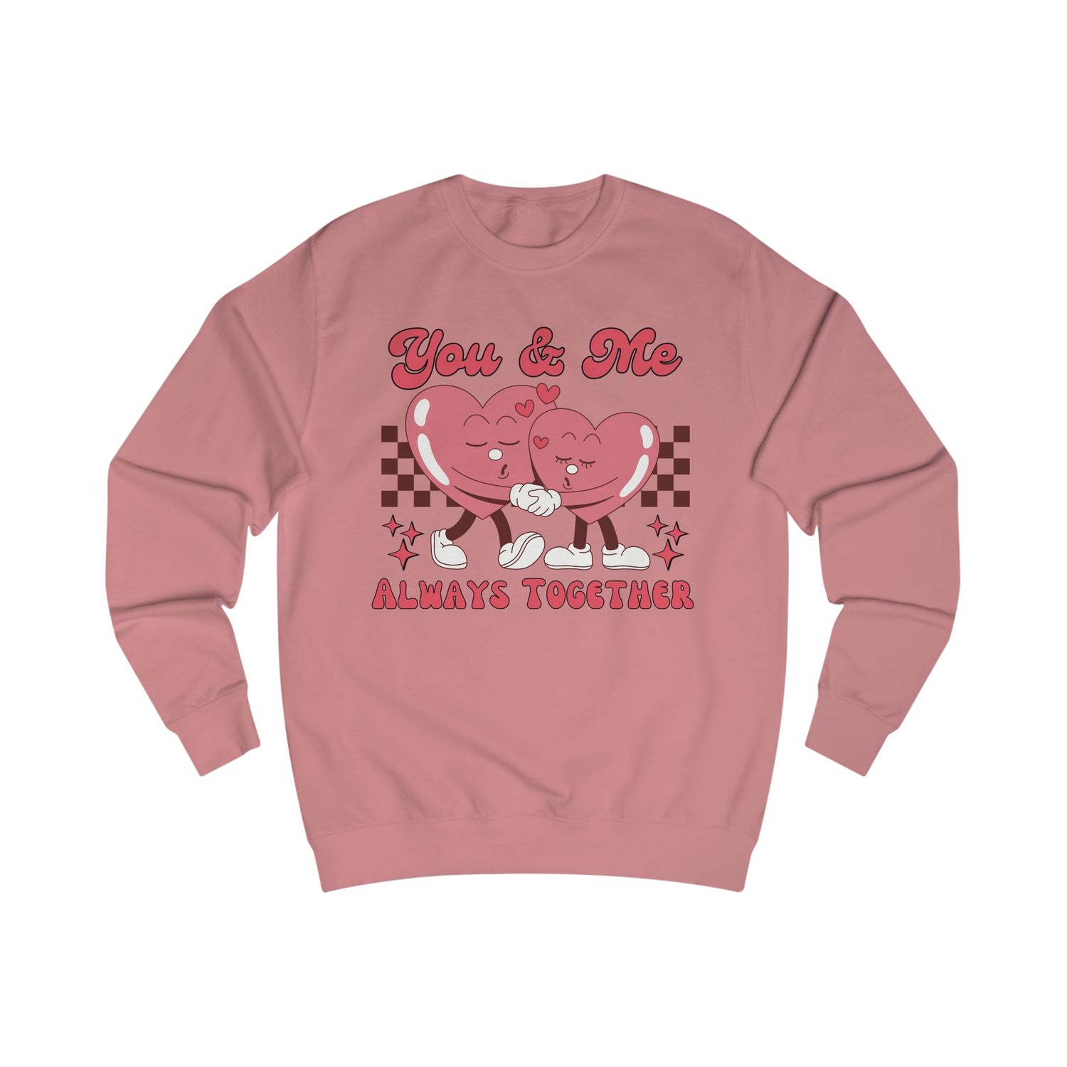 You and Me Always Together Unisex Heavy Blend™ Crewneck Sweatshirt  Premium Quality, Comfortable  Stylish Sweatshirt for Couples