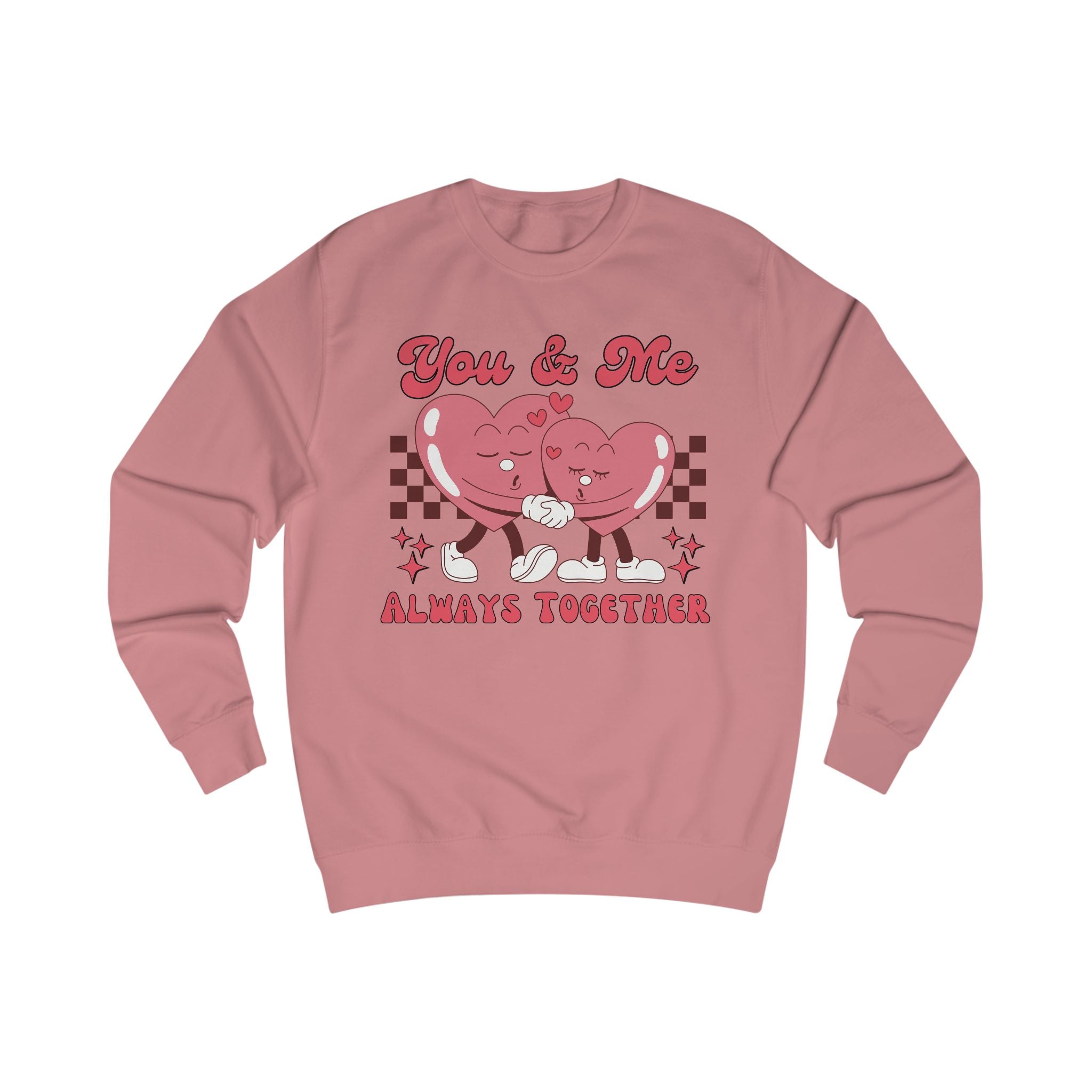 You and Me Always Together Unisex Heavy Blend™ Crewneck Sweatshirt  Premium Quality, Comfortable  Stylish Sweatshirt for Couples
