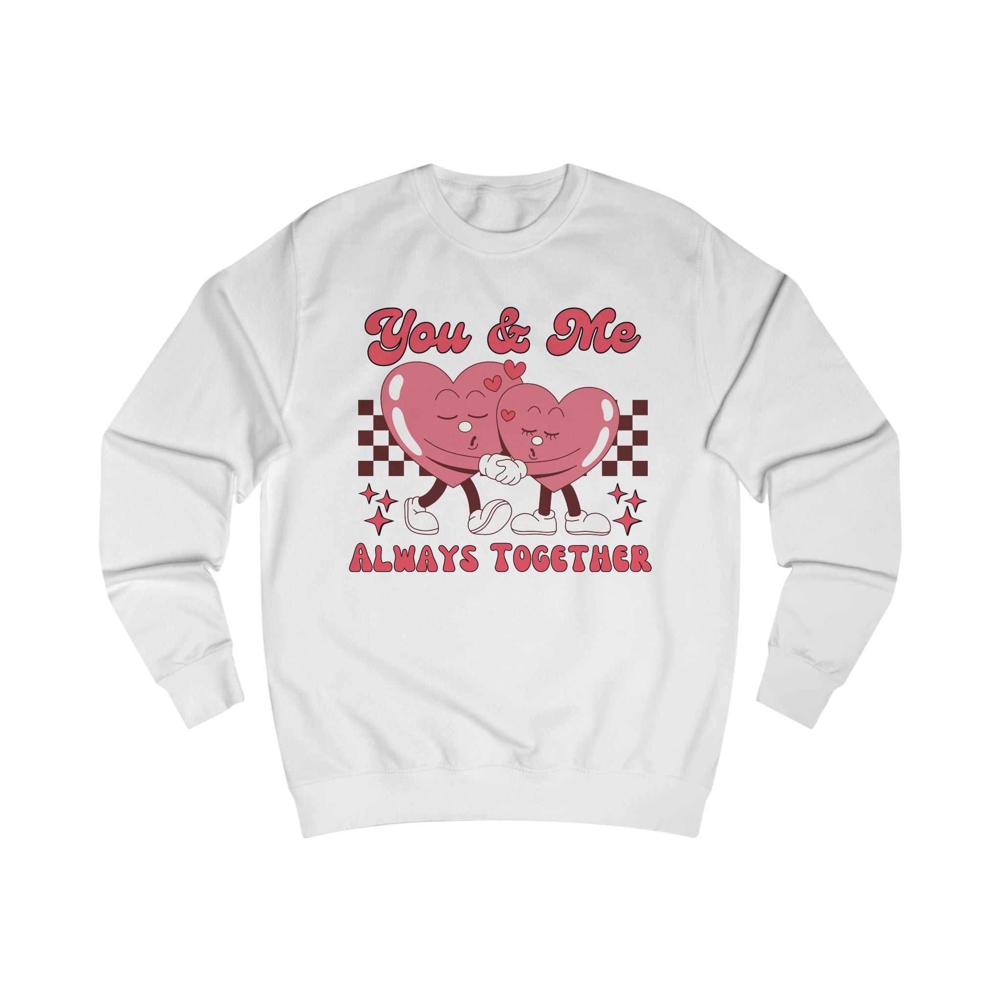 You and Me Always Together Unisex Heavy Blend™ Crewneck Sweatshirt  Premium Quality, Comfortable  Stylish Sweatshirt for Couples