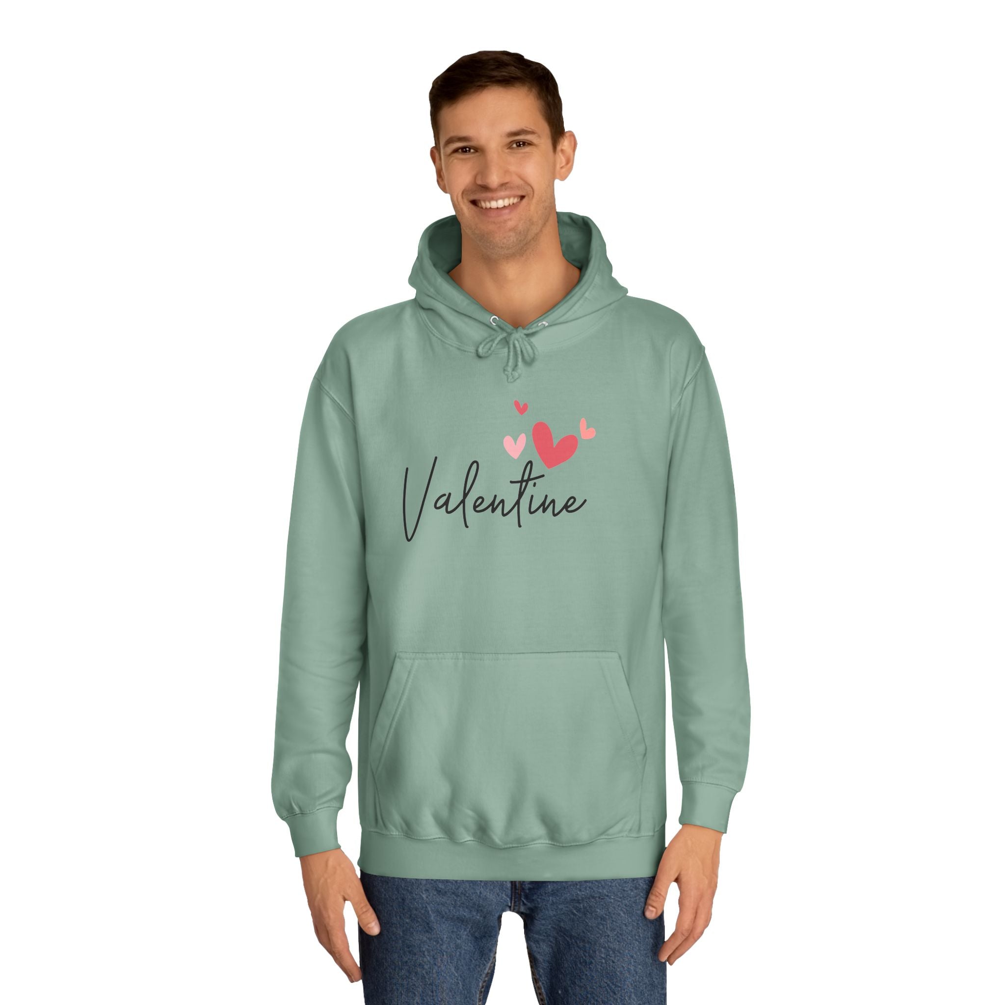 Love Heart Unisex College Hoodie Premium Quality, Comfortable  Stylish Hoodie for Men  Women | Perfect for Valentine&