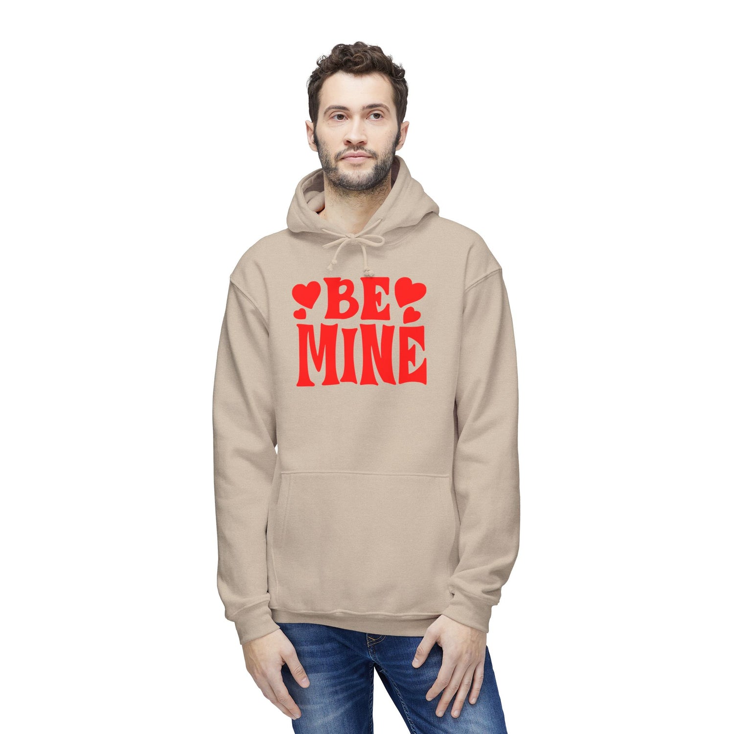 Be Mine Love Unisex Hooded Sweatshirt  Comfortable, Stylish  Premium Quality Hoodie for Men &amp; Women | Perfect for Valentine&