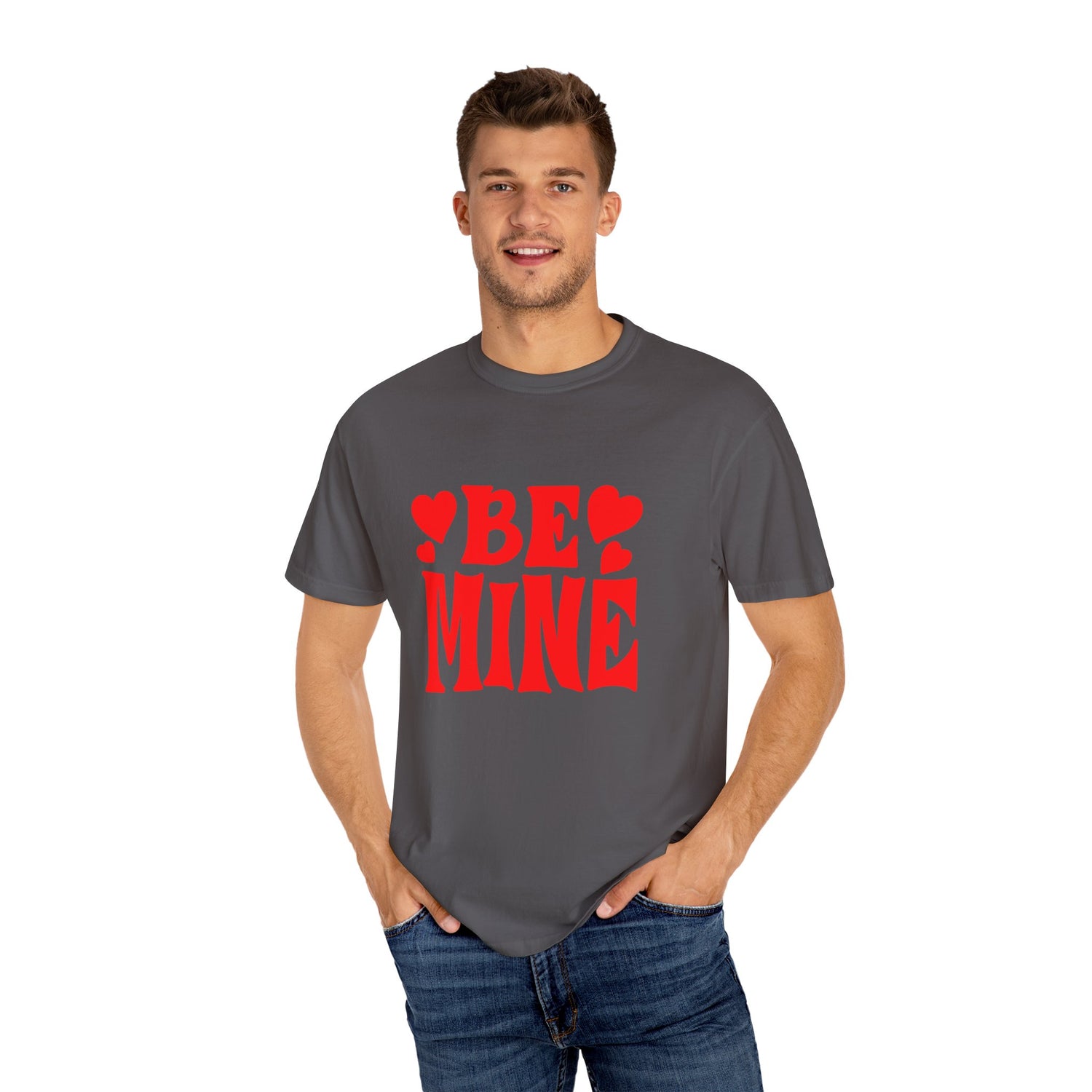 Romantic Graphic Tee, Be Mine T-shirt, Couples Gift, Valentine’s Day Top, Cute Casual Wear, Love Shirt