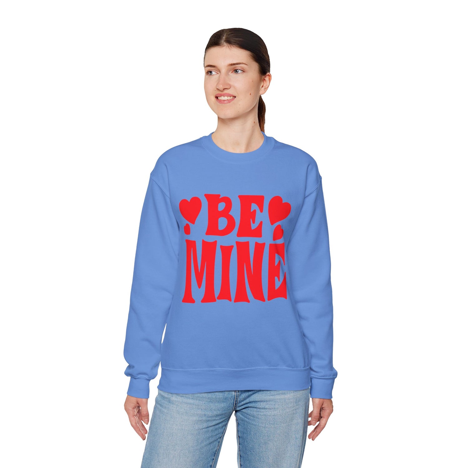 Be Mine Unisex Heavy Blend™ Crewneck Sweatshirt  Premium Quality, Comfortable  Stylish Sweatshirt for Men  Women  Perfect for Valentines Day