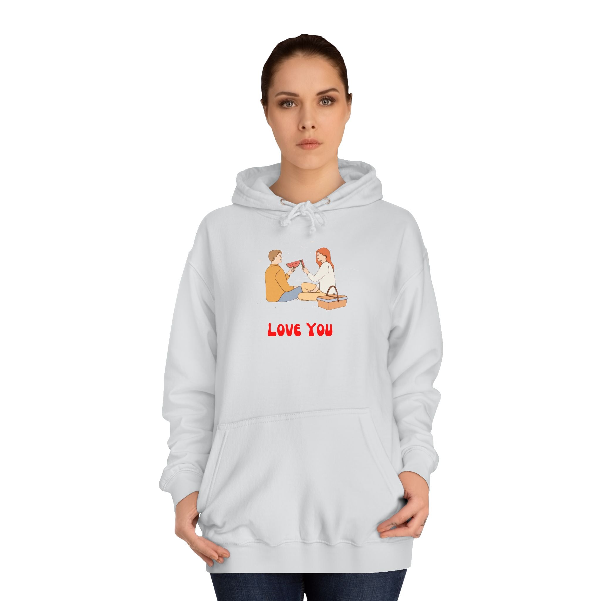 Love Together Unisex College Hoodie  Premium Quality Comfortable &amp; Stylish Hoodie for Couples  Perfect for Everyday Wear or Special Occasion