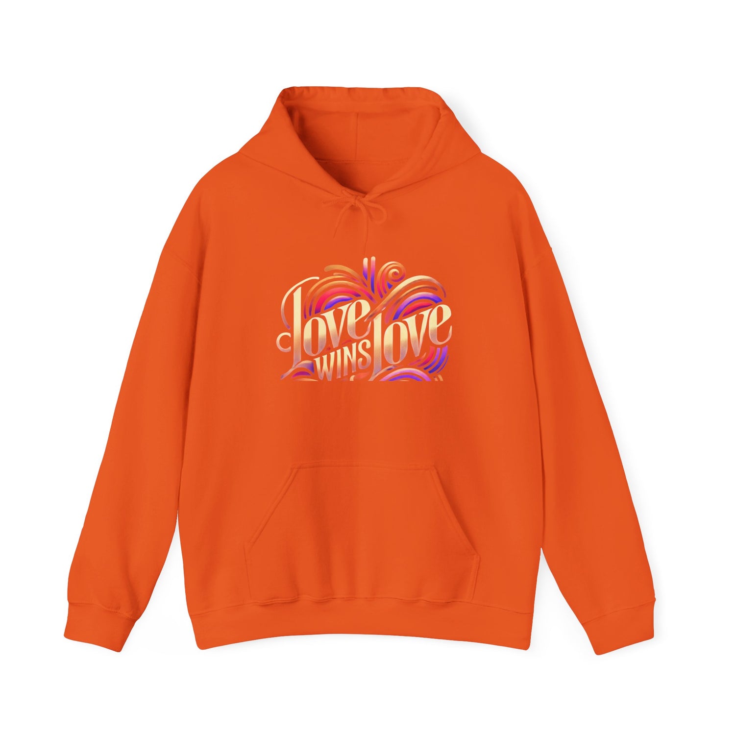 Love Win Unisex Heavy Blend™ Hooded Sweatshirt  Premium Quality, Comfortable  Stylish Hoodie for Men  Women | Perfect for Valentine&