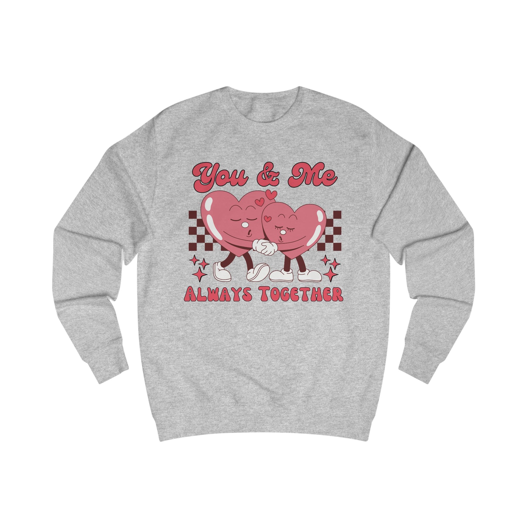 You and Me Always Together Unisex Heavy Blend™ Crewneck Sweatshirt  Premium Quality, Comfortable  Stylish Sweatshirt for Couples