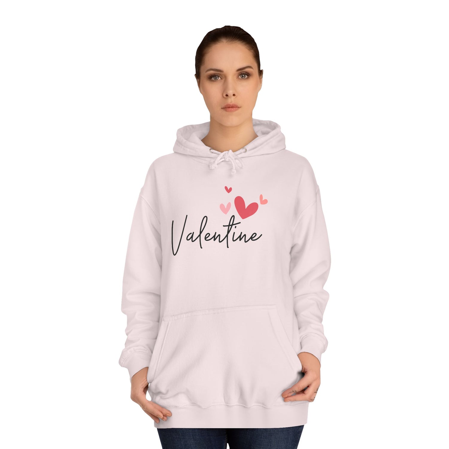 Love Heart Unisex College Hoodie Premium Quality, Comfortable  Stylish Hoodie for Men  Women | Perfect for Valentine&