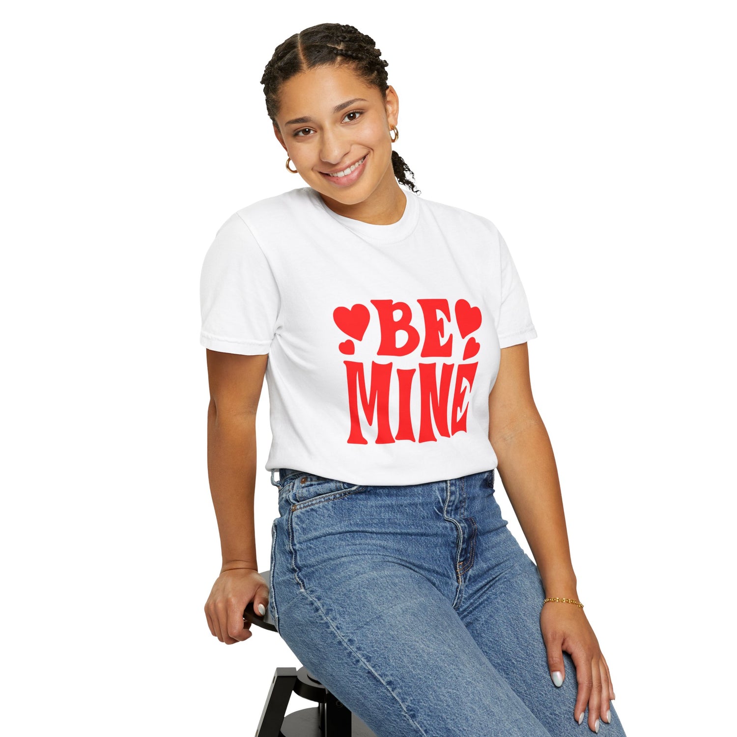 Romantic Graphic Tee, Be Mine T-shirt, Couples Gift, Valentine’s Day Top, Cute Casual Wear, Love Shirt