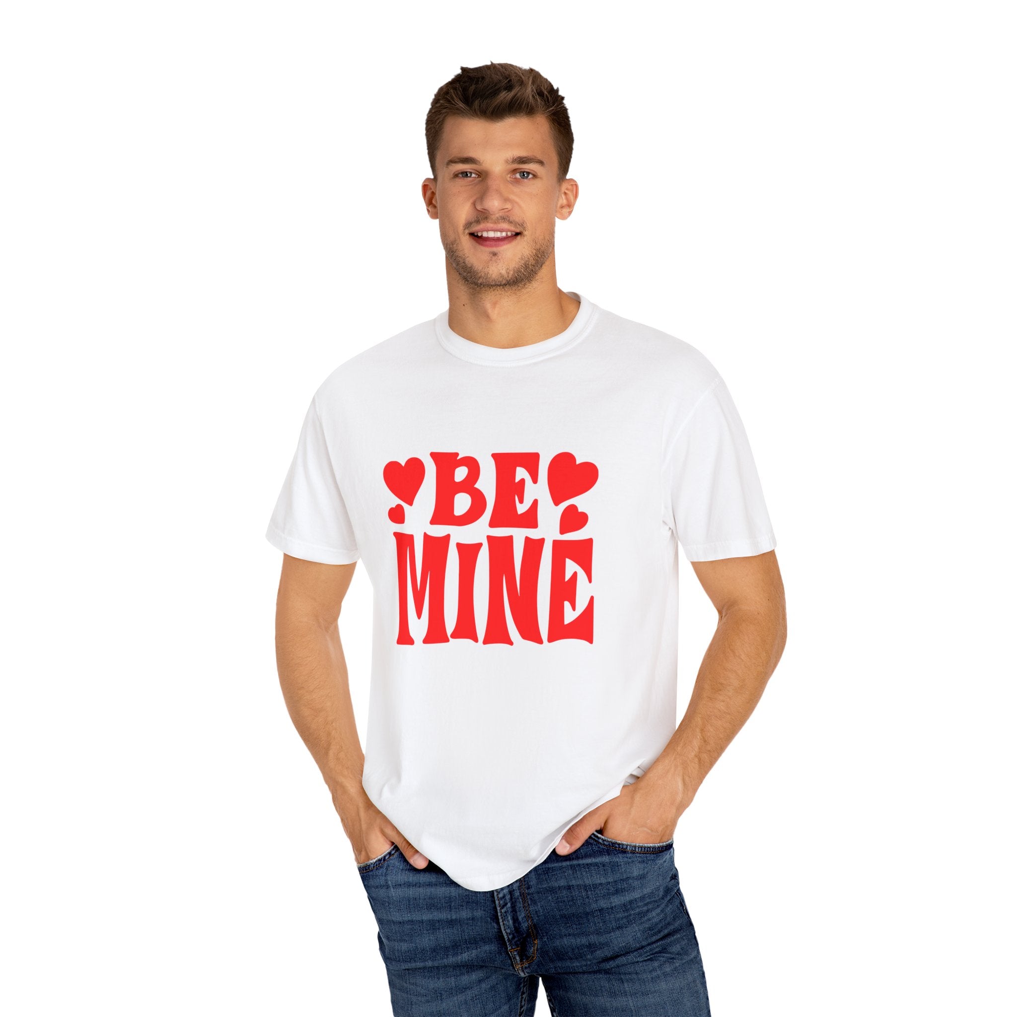 Romantic Graphic Tee, Be Mine T-shirt, Couples Gift, Valentine’s Day Top, Cute Casual Wear, Love Shirt