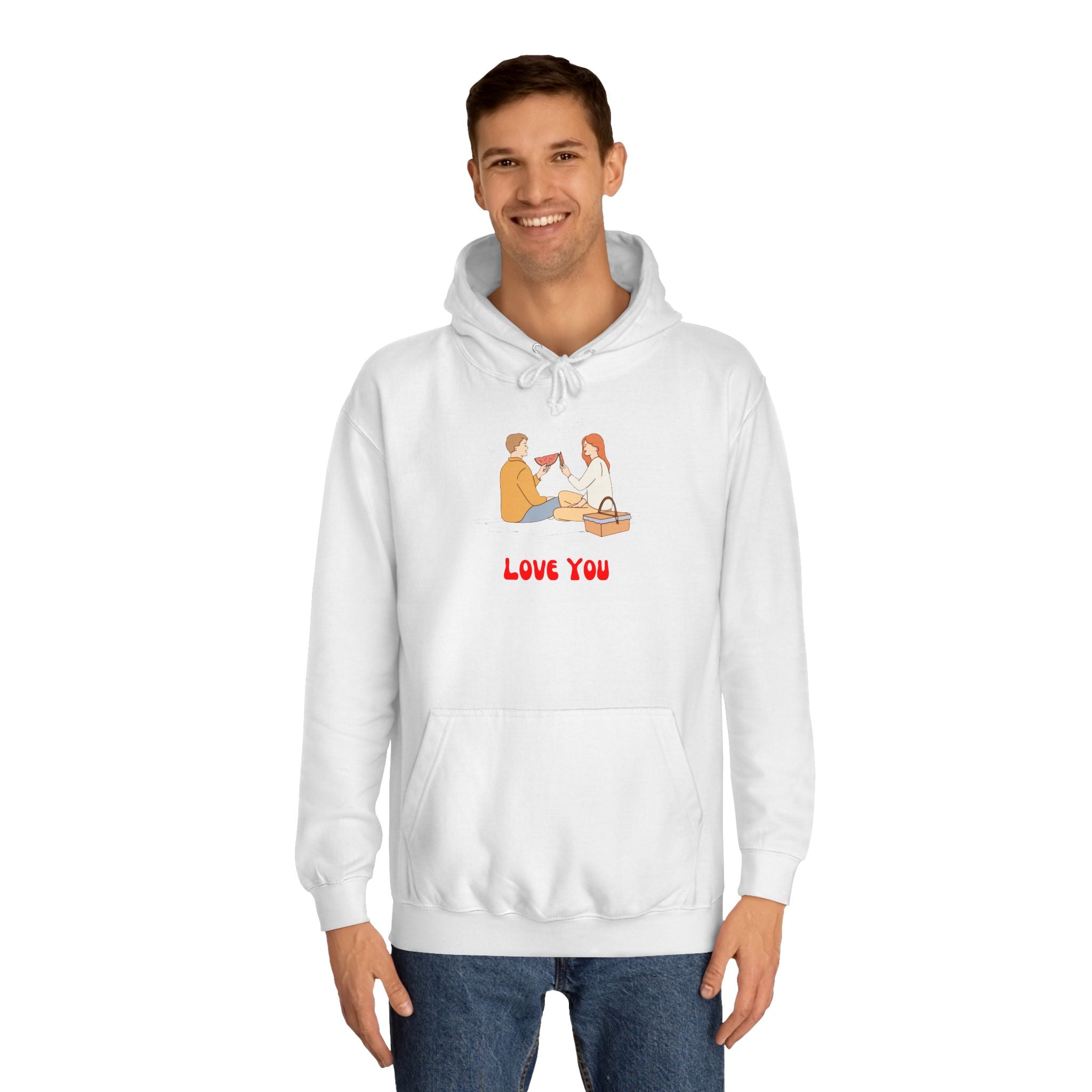 Love Together Unisex College Hoodie  Premium Quality Comfortable &amp; Stylish Hoodie for Couples  Perfect for Everyday Wear or Special Occasion