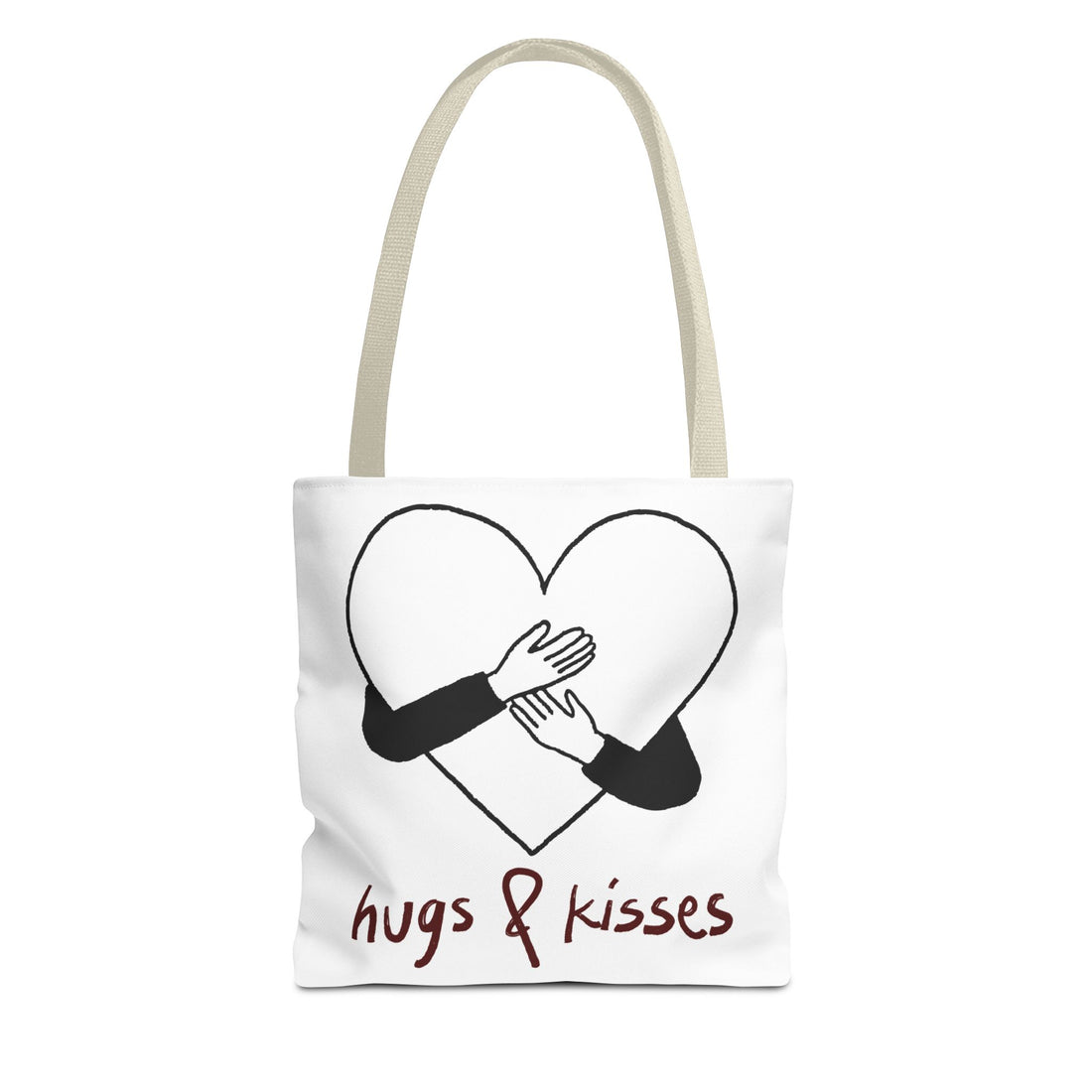 Hug Kiss Tote Bag (AOP) Stylish All-Over Print Tote Bag, Durable  Eco-Friendly | Perfect for Everyday Use, Shopping, or Gifting