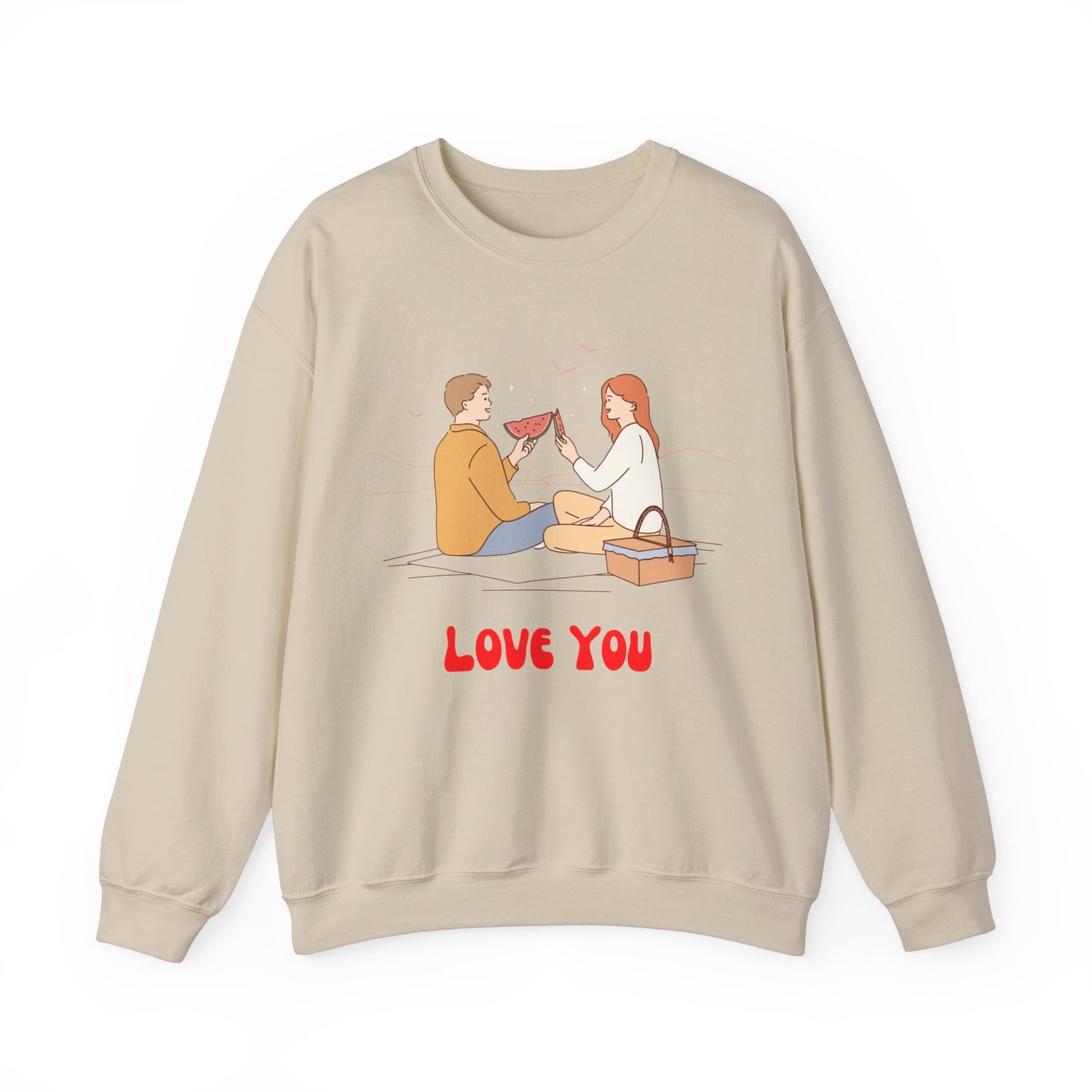 Love Together Unisex Heavy Blend Crewneck Sweatshirt  Premium Quality,Comfortable  Stylish Sweatshirt for Couples  Perfect for Everyday Wear