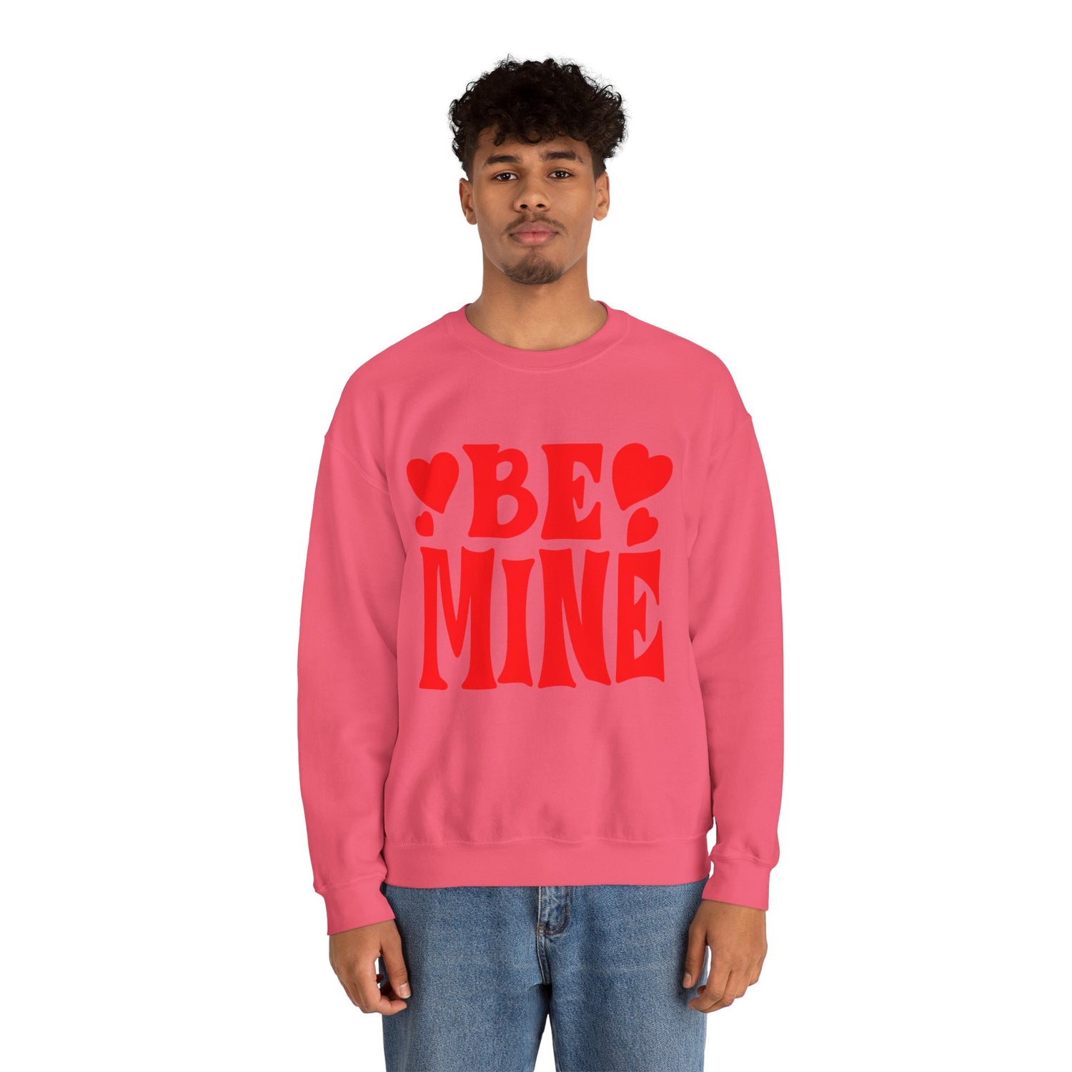Be Mine Unisex Heavy Blend™ Crewneck Sweatshirt  Premium Quality, Comfortable  Stylish Sweatshirt for Men  Women  Perfect for Valentines Day