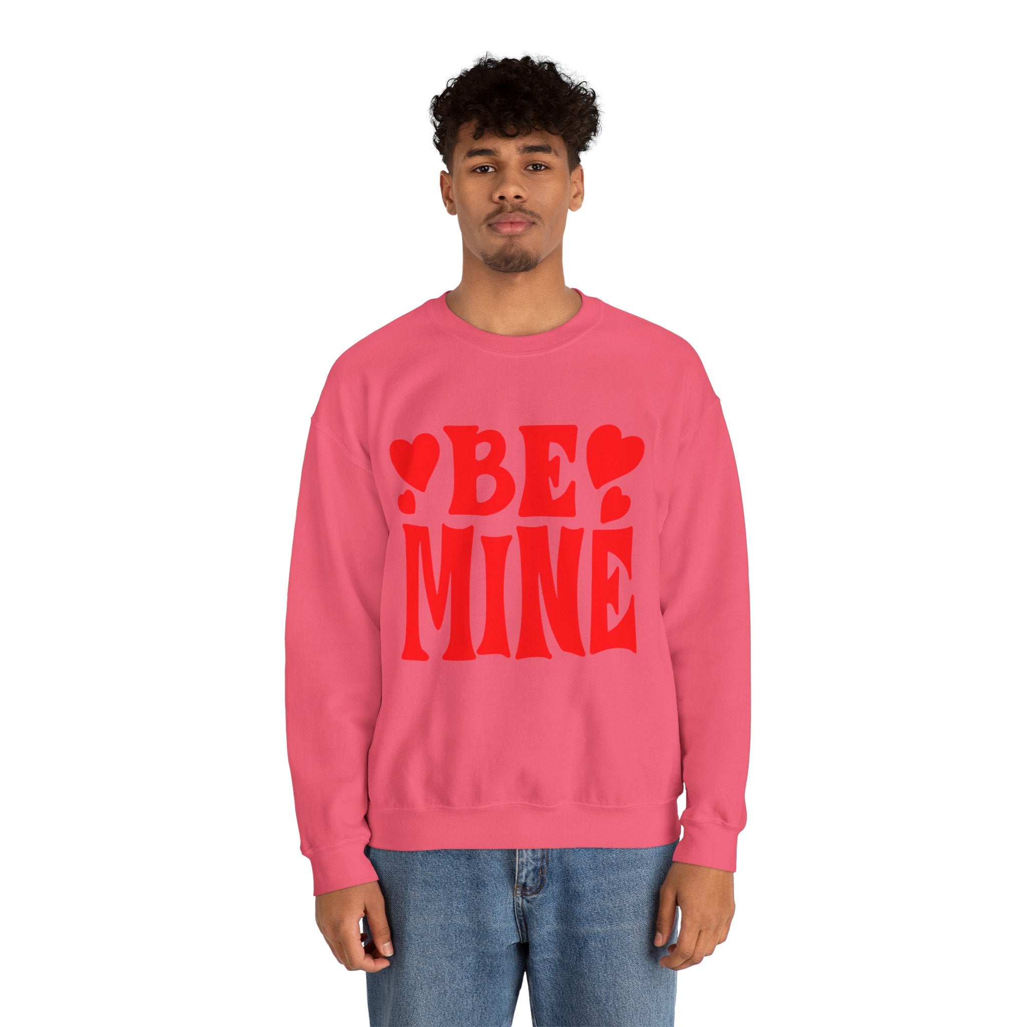 Be Mine Unisex Heavy Blend™ Crewneck Sweatshirt  Premium Quality, Comfortable  Stylish Sweatshirt for Men  Women  Perfect for Valentines Day