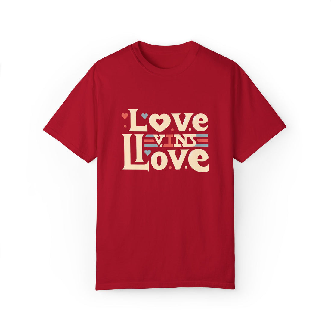 Love Wins Love Unisex T-shirt, Pride Tee, LGBTQ Shirt, Equality Apparel, Rainbow Love Top