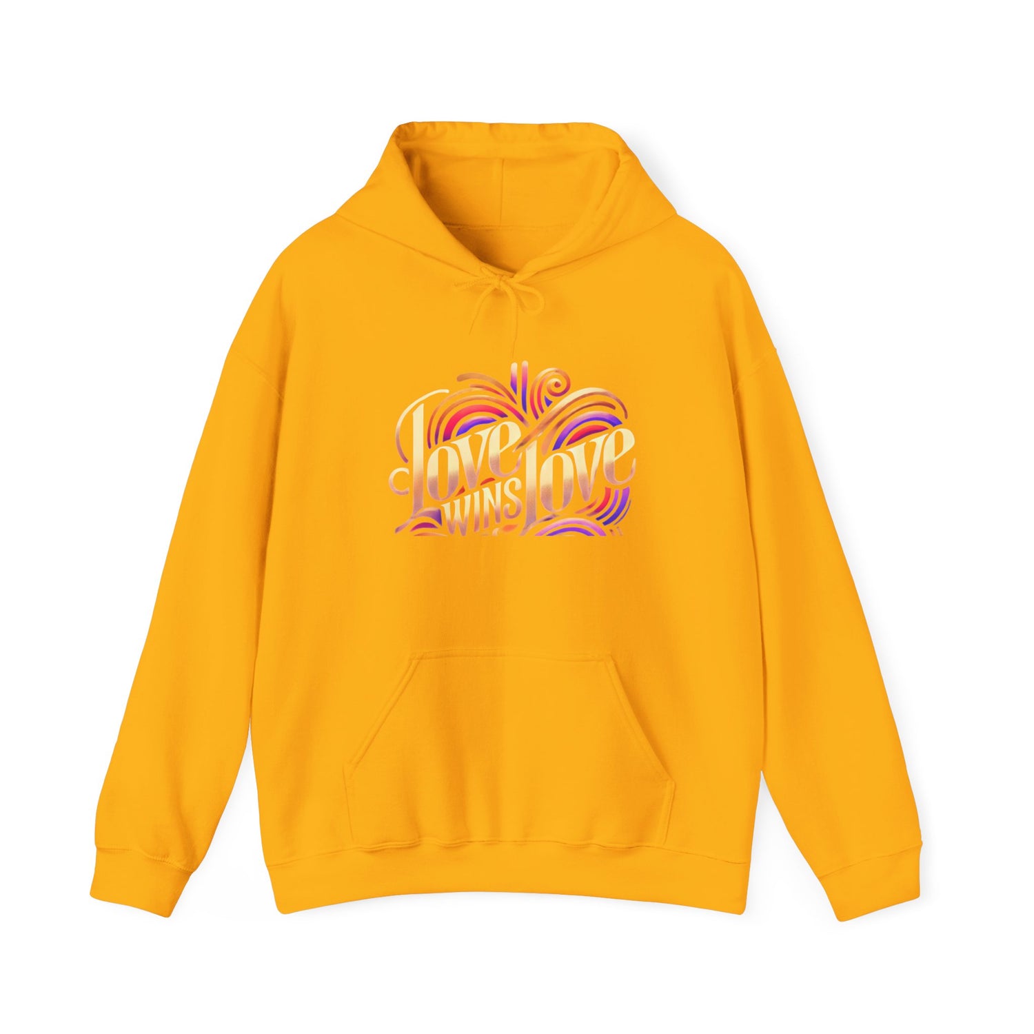 Love Win Unisex Heavy Blend™ Hooded Sweatshirt  Premium Quality, Comfortable  Stylish Hoodie for Men  Women | Perfect for Valentine&