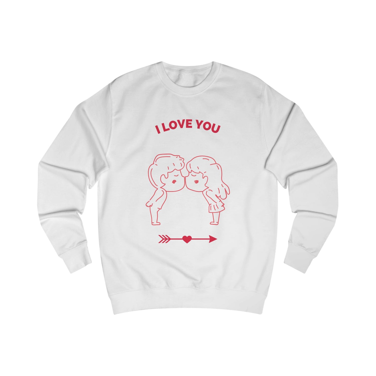 I Love You Unisex Sweatshirt Premium Quality, Comfortable &amp; Stylish Sweatshirt for Men  Women  Perfect for Valentines Day or Everyday Wear