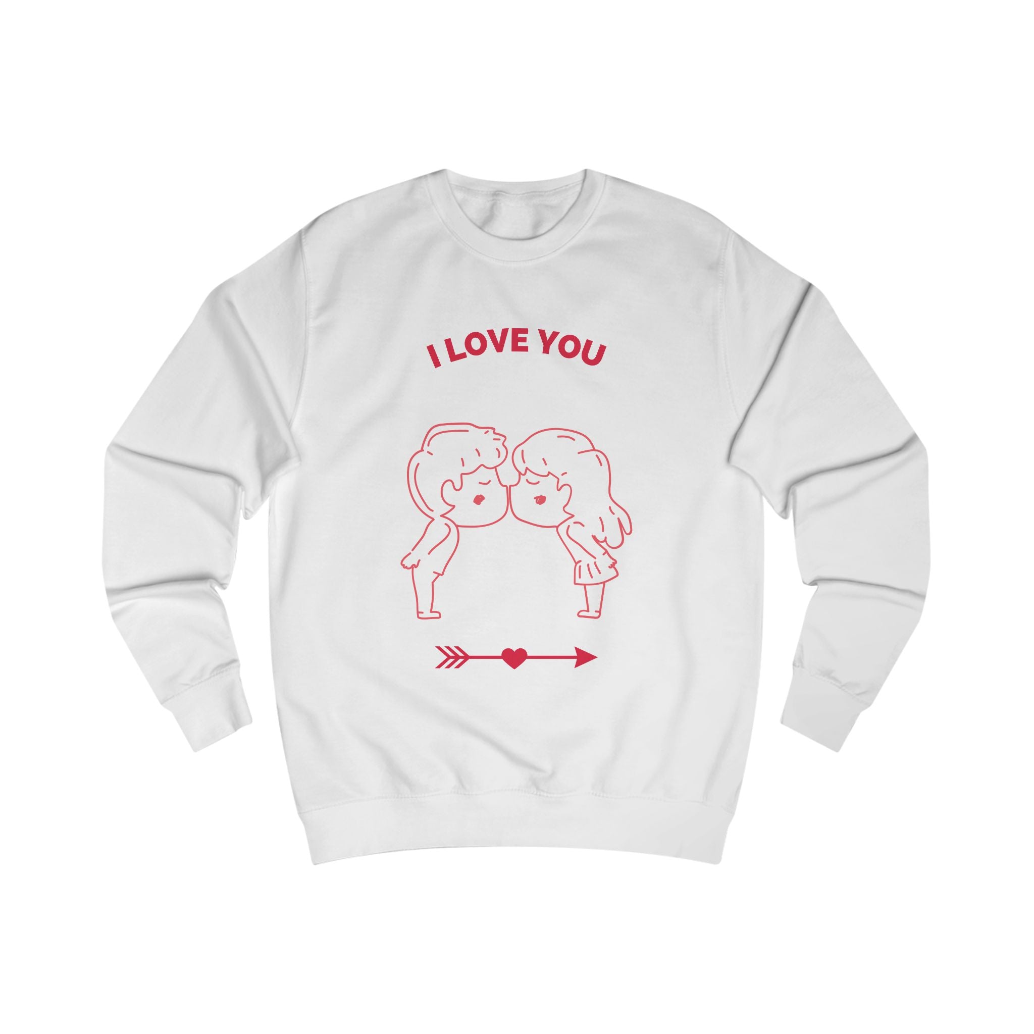 I Love You Unisex Sweatshirt Premium Quality, Comfortable &amp; Stylish Sweatshirt for Men  Women  Perfect for Valentines Day or Everyday Wear