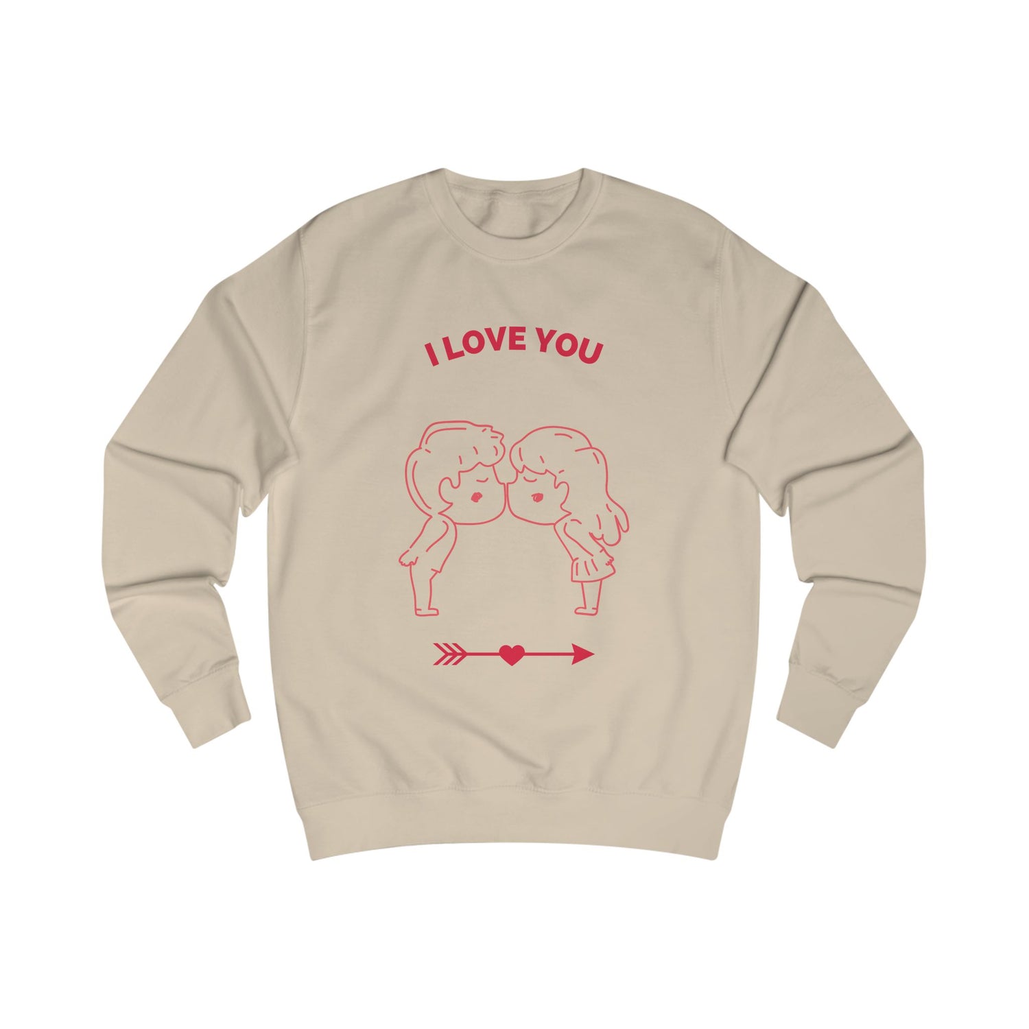 I Love You Unisex Sweatshirt Premium Quality, Comfortable &amp; Stylish Sweatshirt for Men  Women  Perfect for Valentines Day or Everyday Wear
