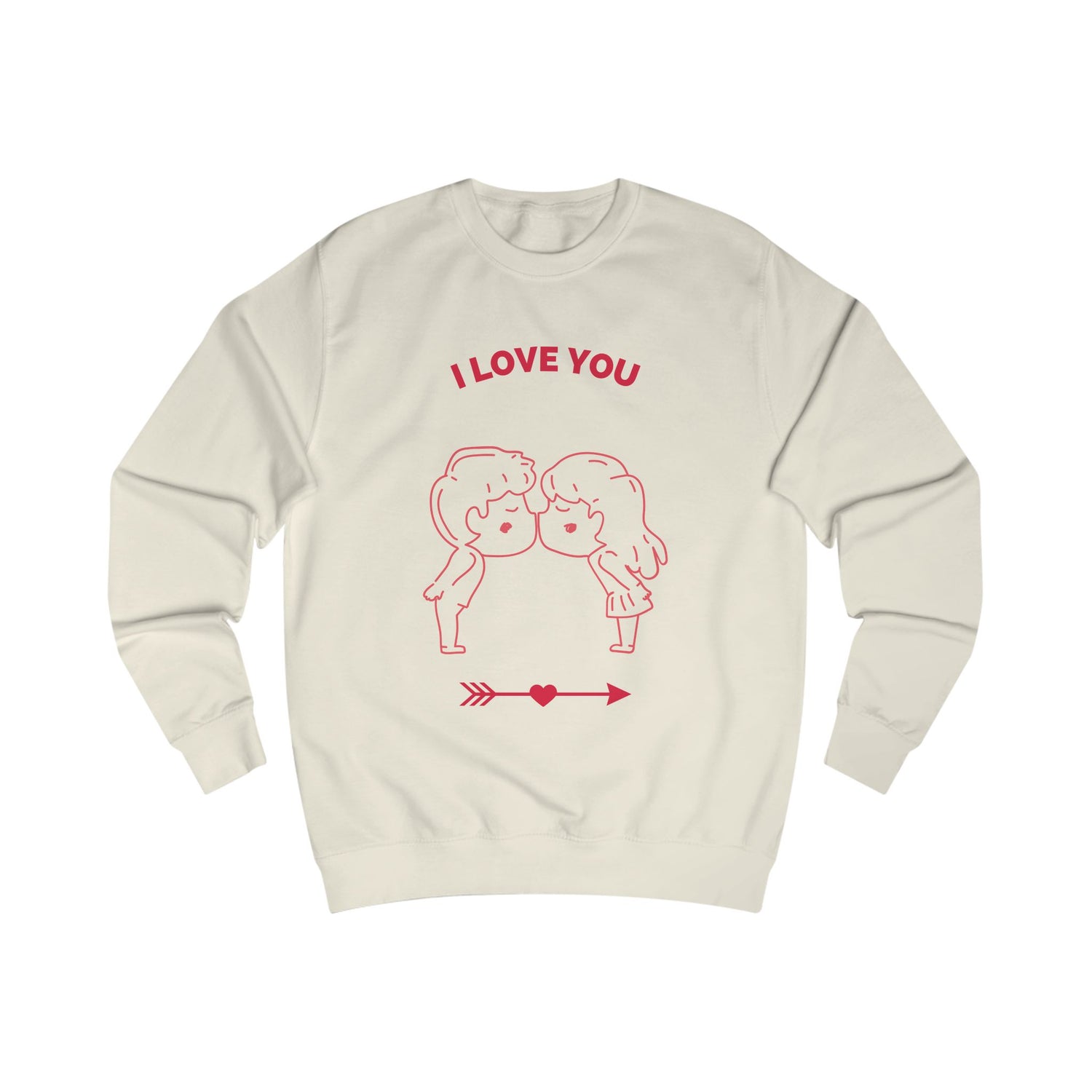I Love You Unisex Sweatshirt Premium Quality, Comfortable &amp; Stylish Sweatshirt for Men  Women  Perfect for Valentines Day or Everyday Wear