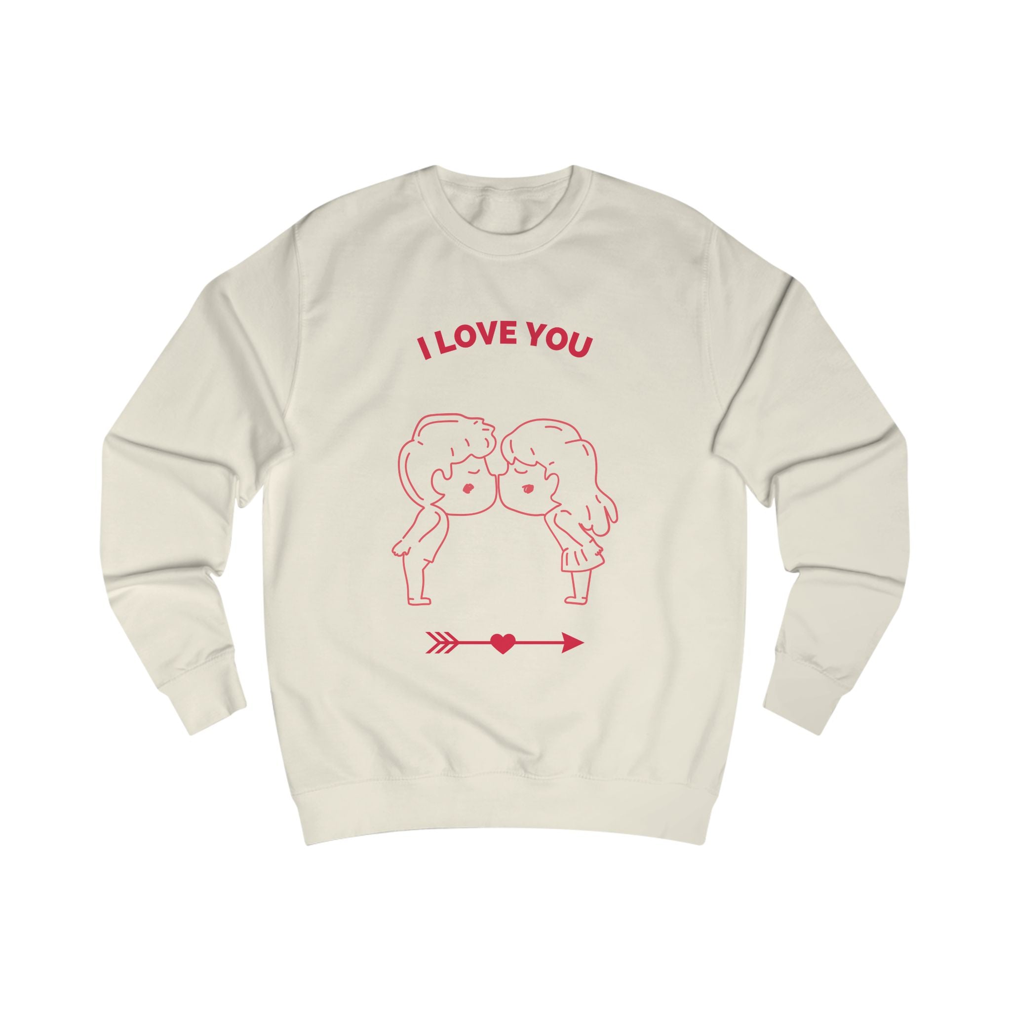 I Love You Unisex Sweatshirt Premium Quality, Comfortable &amp; Stylish Sweatshirt for Men  Women  Perfect for Valentines Day or Everyday Wear