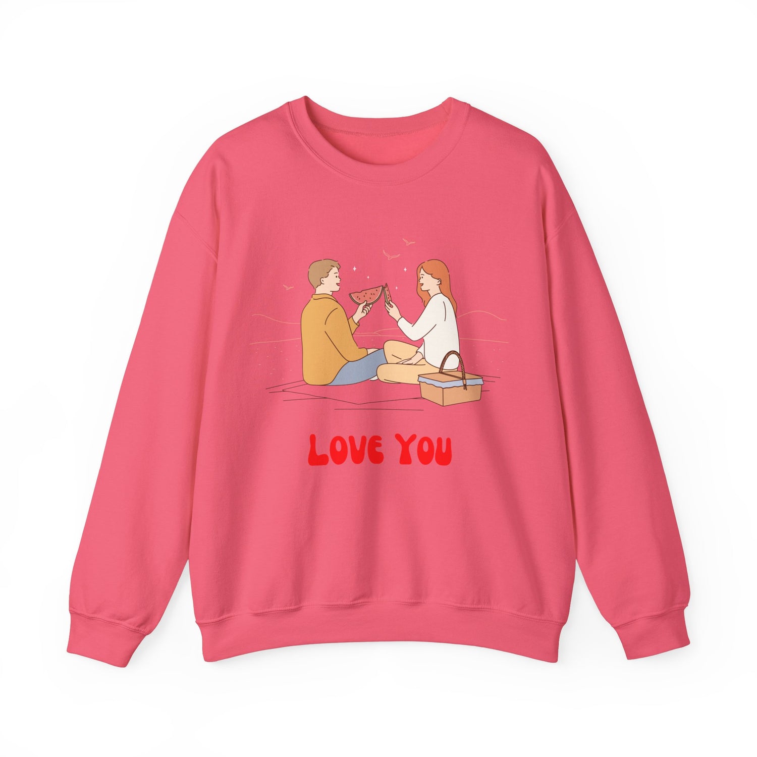 Love Together Unisex Heavy Blend Crewneck Sweatshirt  Premium Quality,Comfortable  Stylish Sweatshirt for Couples  Perfect for Everyday Wear