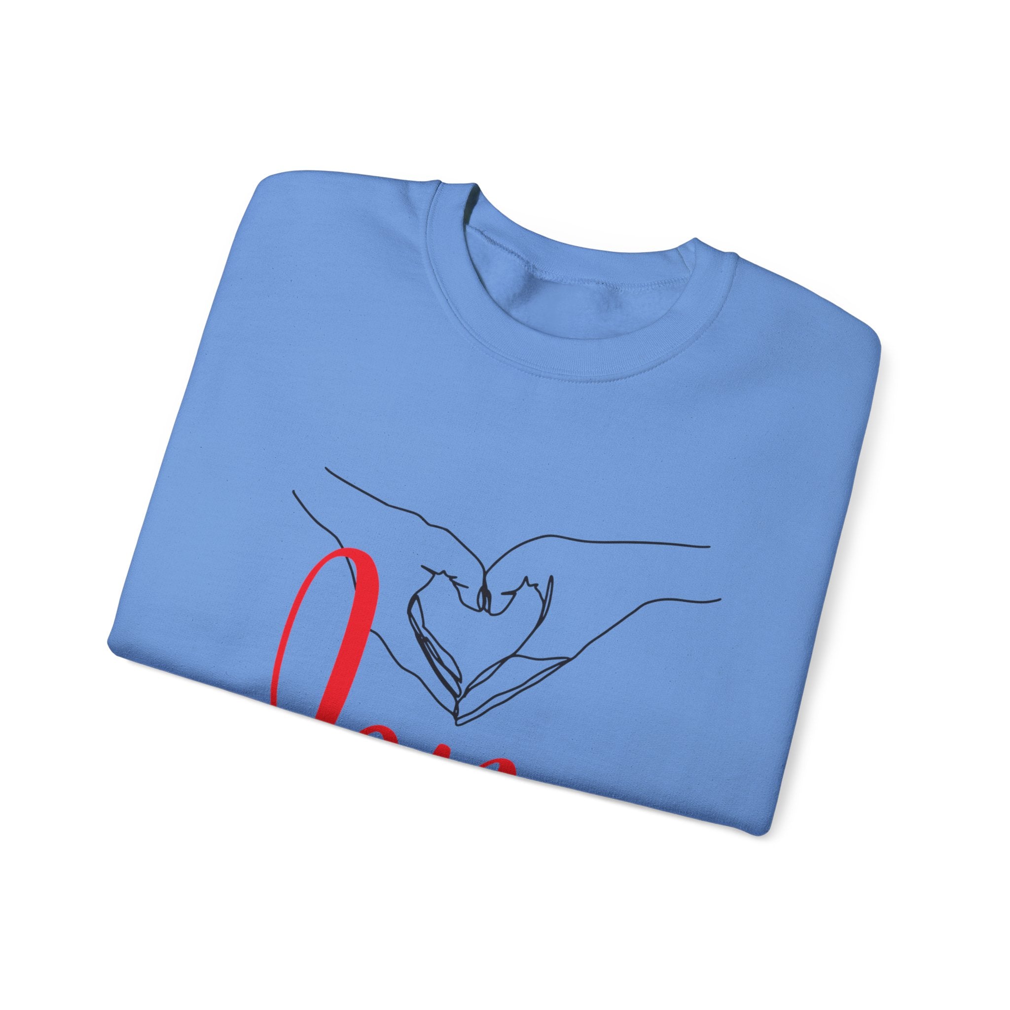 Love Hand Unisex Heavy Blend™ Crewneck Sweatshirt  Premium Quality, Comfortable  Stylish Sweatshirt for Men  Women