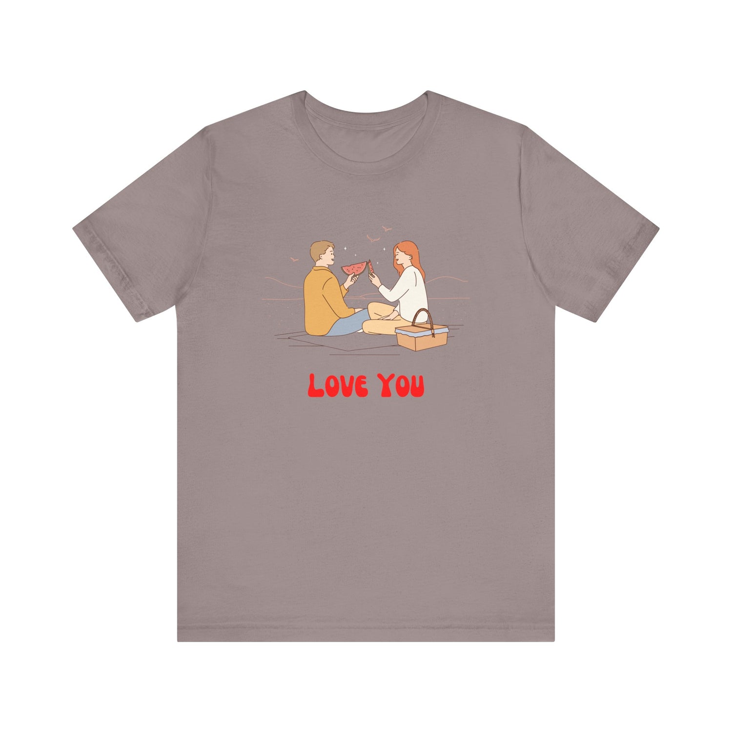 Love You Unisex Jersey Short Sleeve Tee  Soft, Comfortable  Stylish T-Shirt for Men  Women  Perfect for Valentine&