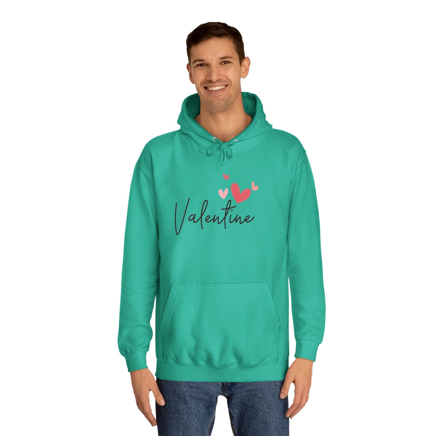 Love Heart Unisex College Hoodie Premium Quality, Comfortable  Stylish Hoodie for Men  Women | Perfect for Valentine&