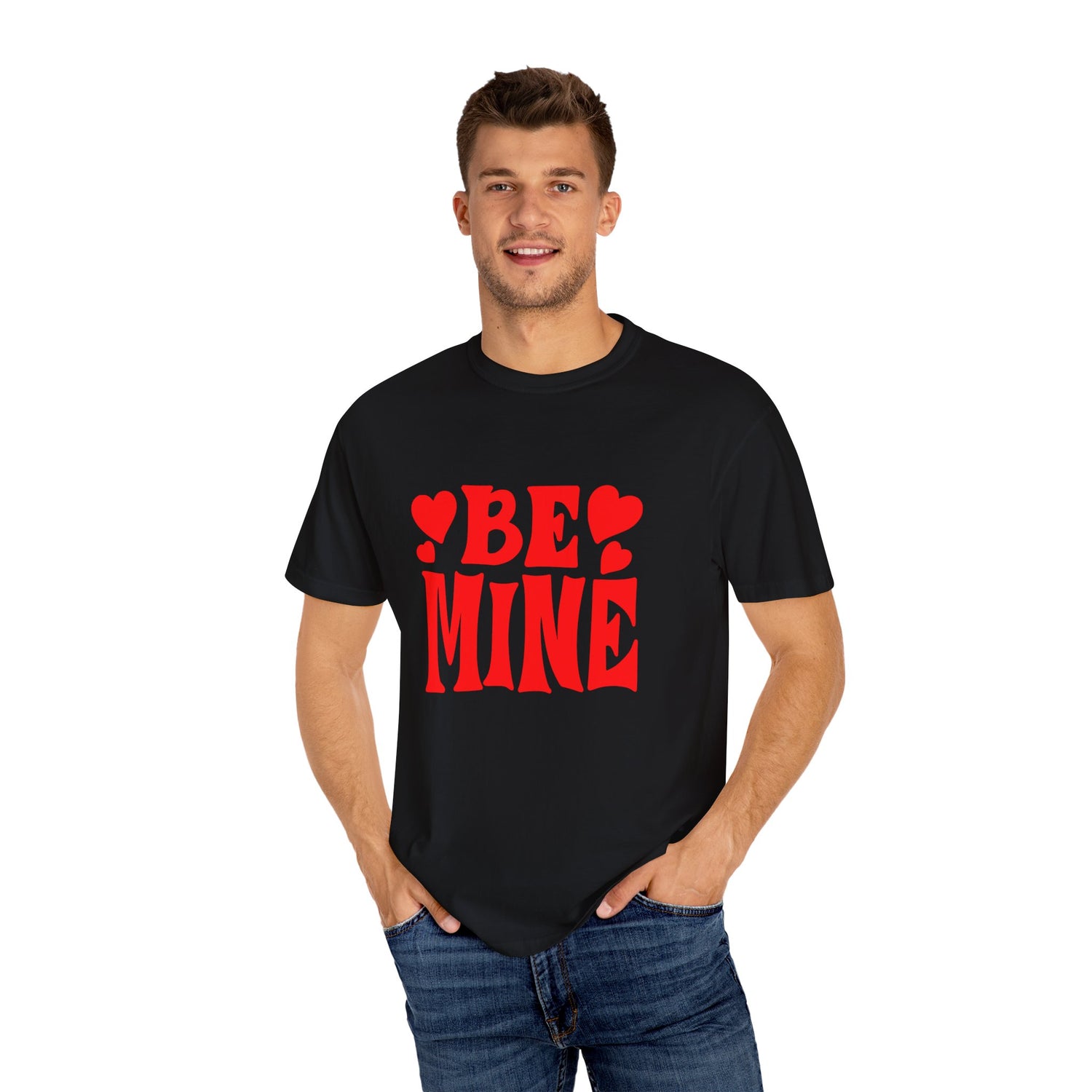Romantic Graphic Tee, Be Mine T-shirt, Couples Gift, Valentine’s Day Top, Cute Casual Wear, Love Shirt