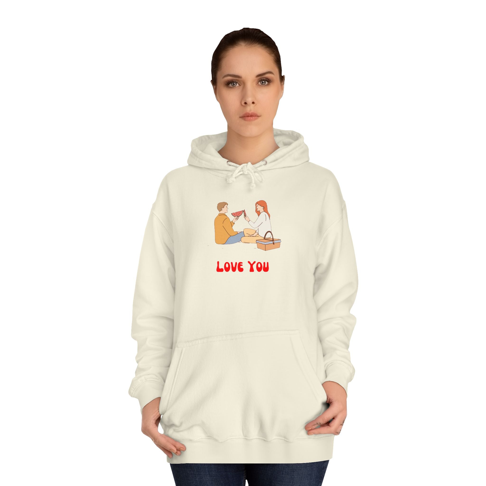 Love Together Unisex College Hoodie  Premium Quality Comfortable &amp; Stylish Hoodie for Couples  Perfect for Everyday Wear or Special Occasion