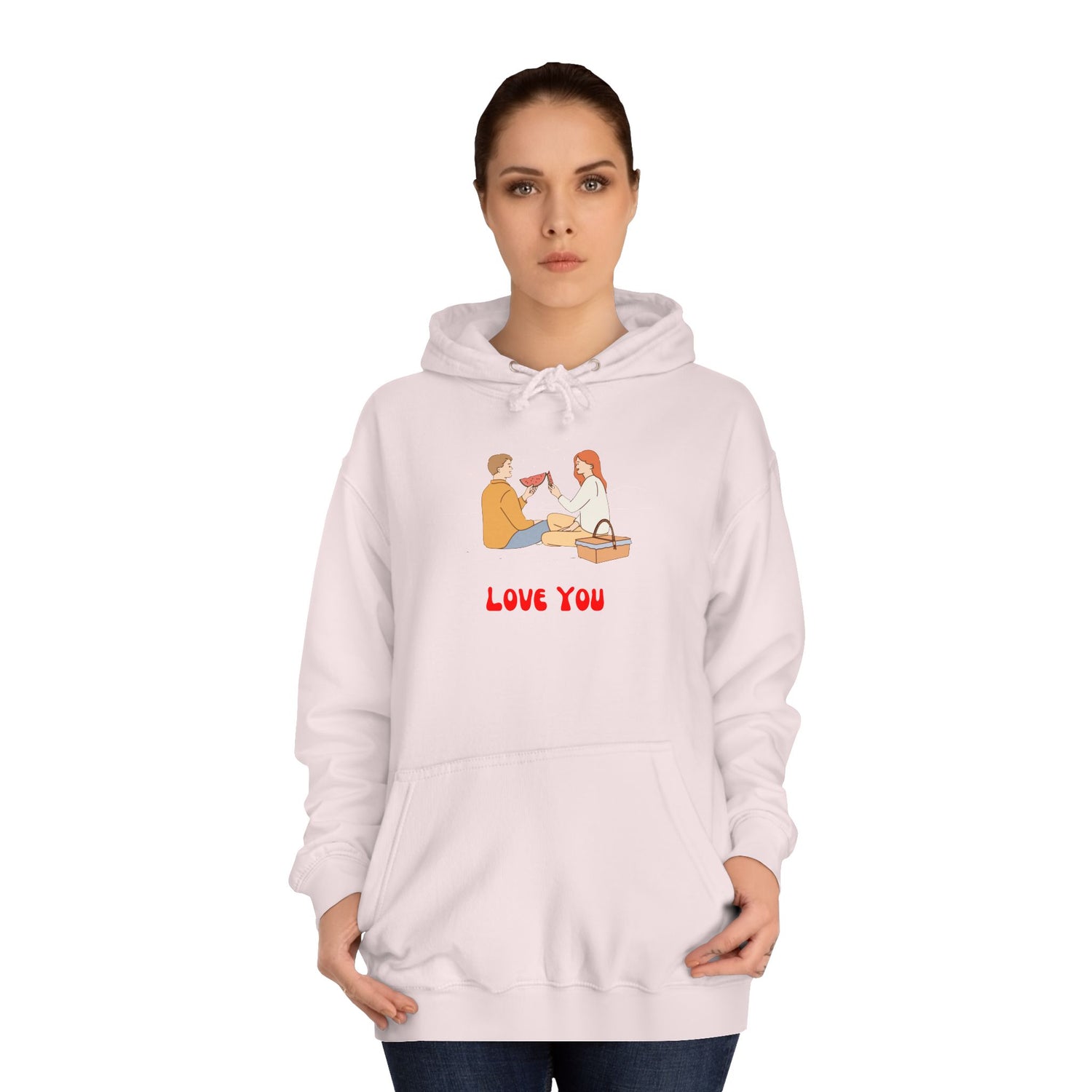 Love Together Unisex College Hoodie  Premium Quality Comfortable &amp; Stylish Hoodie for Couples  Perfect for Everyday Wear or Special Occasion
