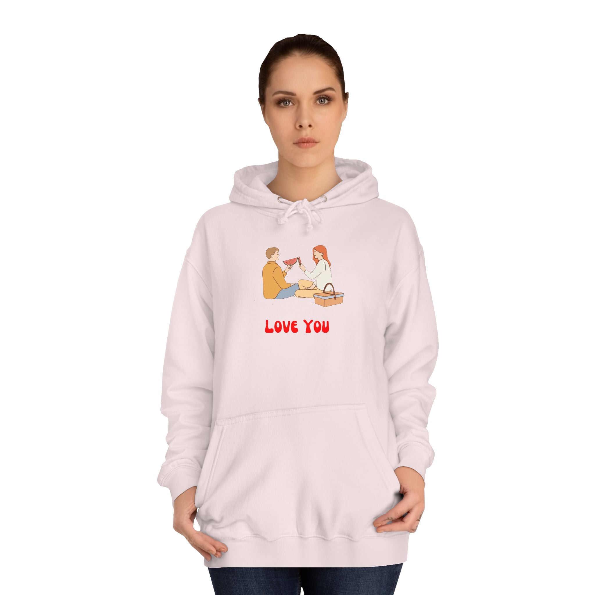 Love Together Unisex College Hoodie  Premium Quality Comfortable &amp; Stylish Hoodie for Couples  Perfect for Everyday Wear or Special Occasion