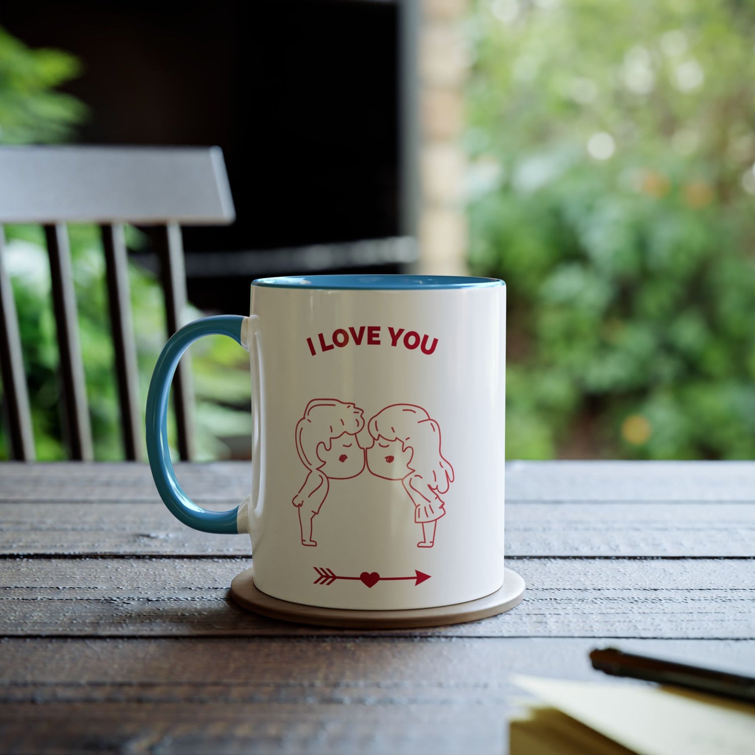 I Love You Colorful Mug (11oz &amp; 15oz)  Vibrant, Premium Quality Coffee Mug for Loved Ones | Perfect Gift for Valentine&
