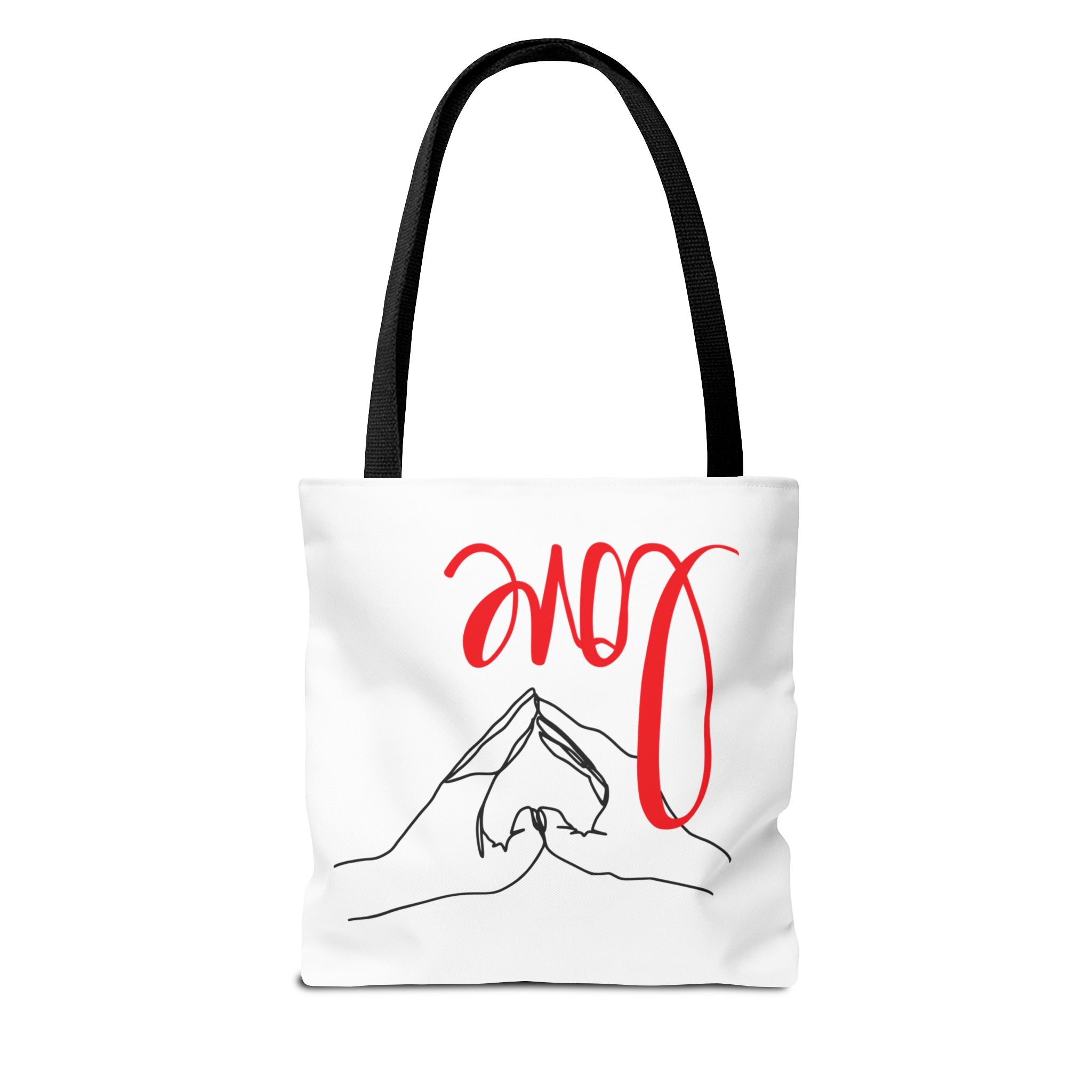 Love Tote Bag (AOP)  Stylish All-Over Print Tote Bag, Durable  Eco-Friendly | Perfect for Shopping, Travel