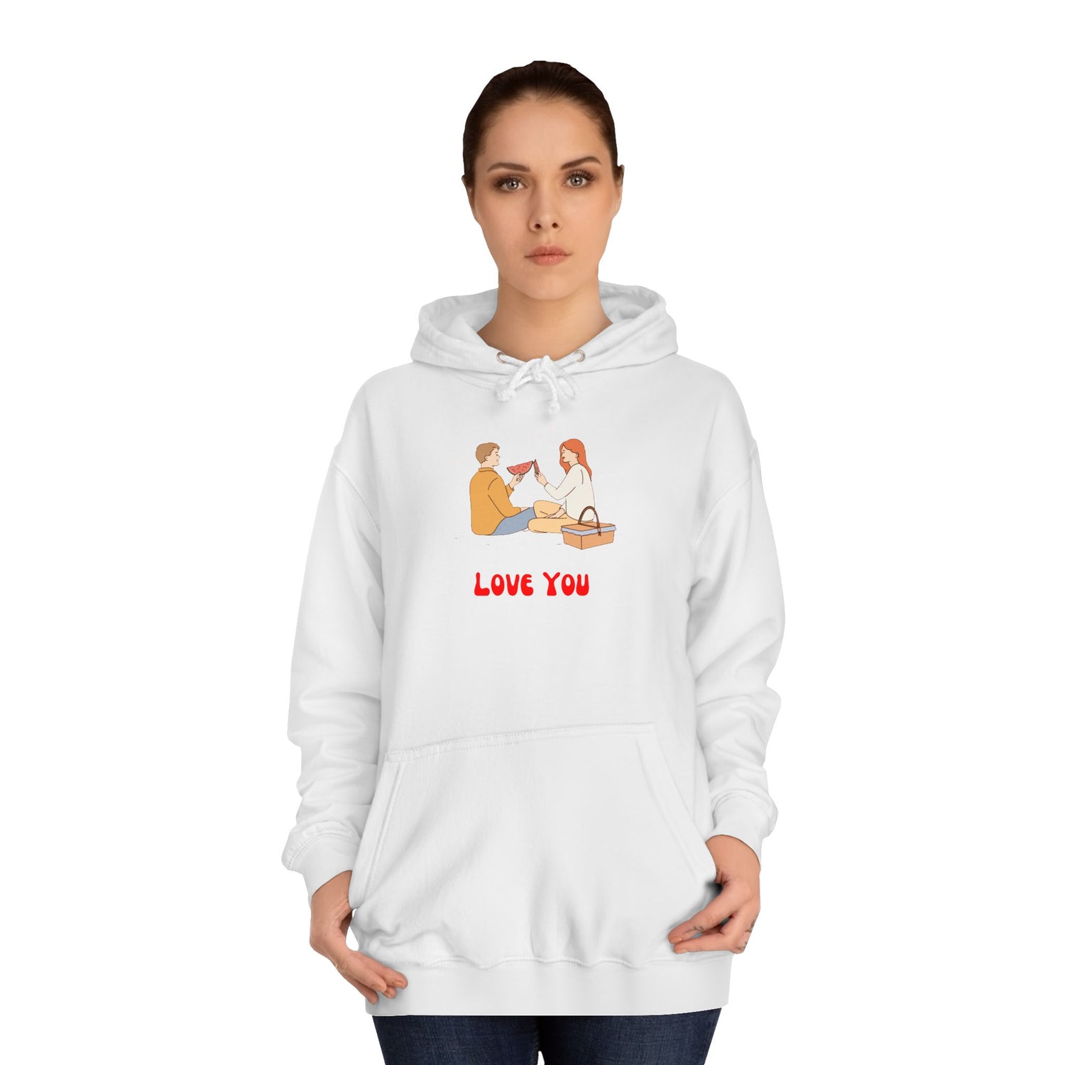 Love Together Unisex College Hoodie  Premium Quality Comfortable &amp; Stylish Hoodie for Couples  Perfect for Everyday Wear or Special Occasion