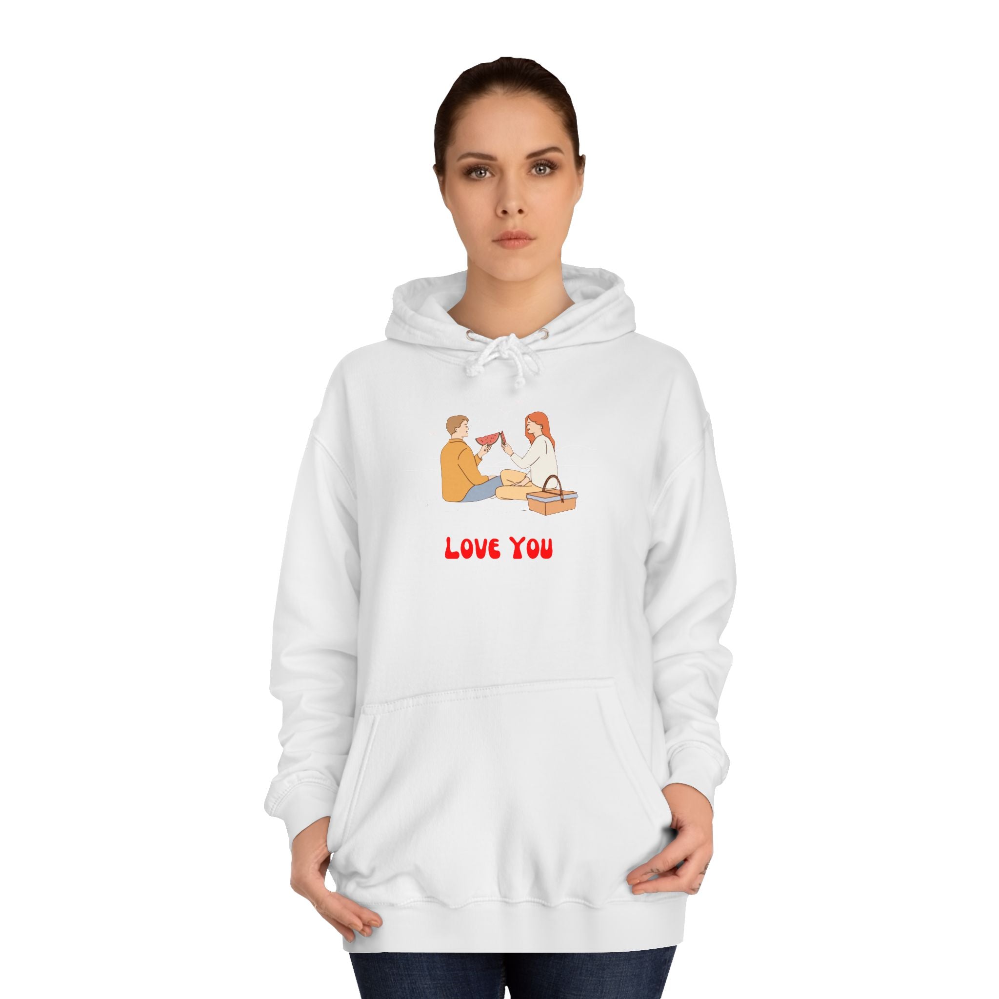 Love Together Unisex College Hoodie  Premium Quality Comfortable &amp; Stylish Hoodie for Couples  Perfect for Everyday Wear or Special Occasion