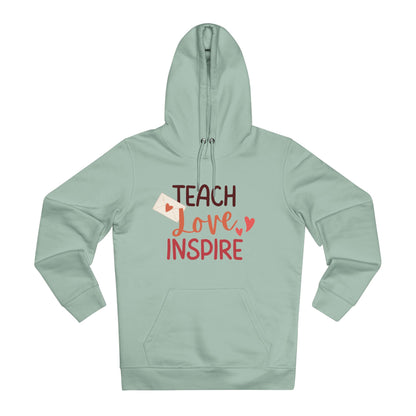 Teach Love Inspire Unisex College Hoodie  Premium Quality, Comfortable  Stylish Hoodie for Educators and Inspiration Seekers